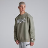 Manchester United Mens MUFC Sweatshirt Green