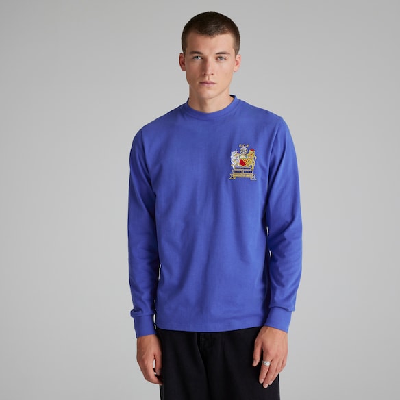 Manchester United 1968 Retro European Final Shirt Blue Blue