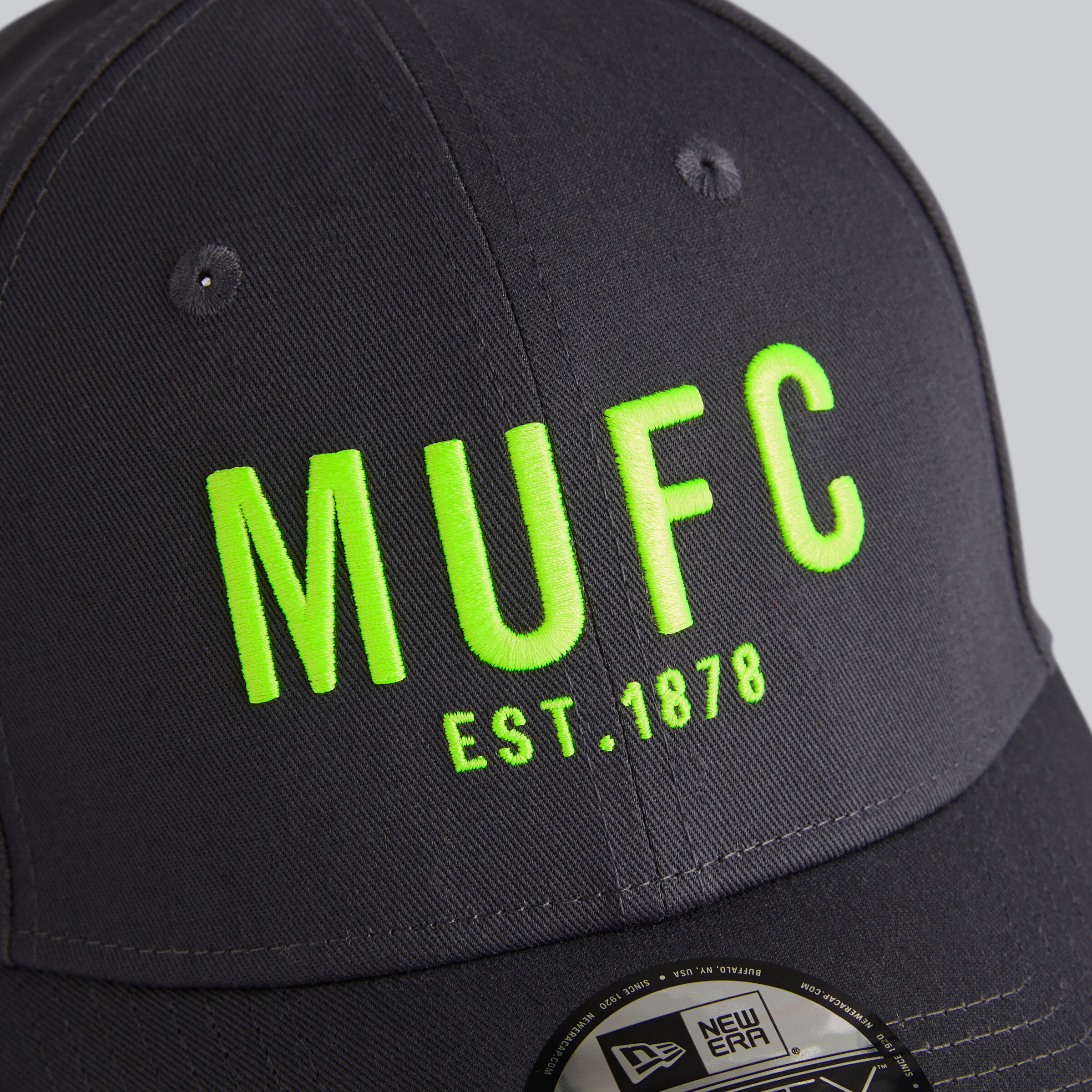Manchester United x New Era Neon MUFC 9Forty Cap Grey Grey Detail [5-5]