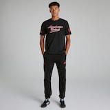 Manchester United x adidas US Pack Tracksuit Bottoms Black