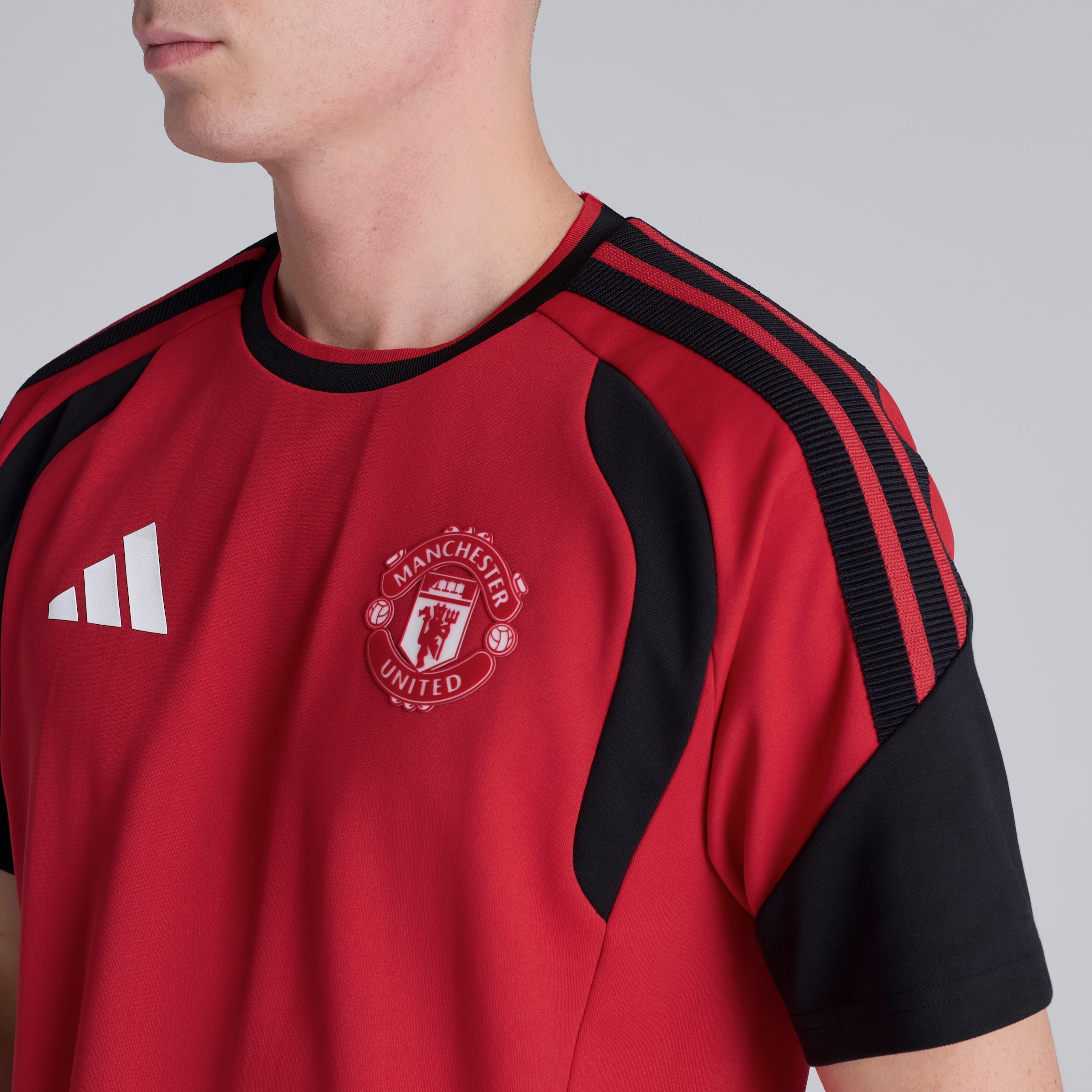 Manchester United 26/27 Training Tiro Authentic T-Shirt Red Red Detail [4-5]