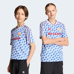 Manchester United x adidas Kids Bringback 90/92 Away Jersey Blue
