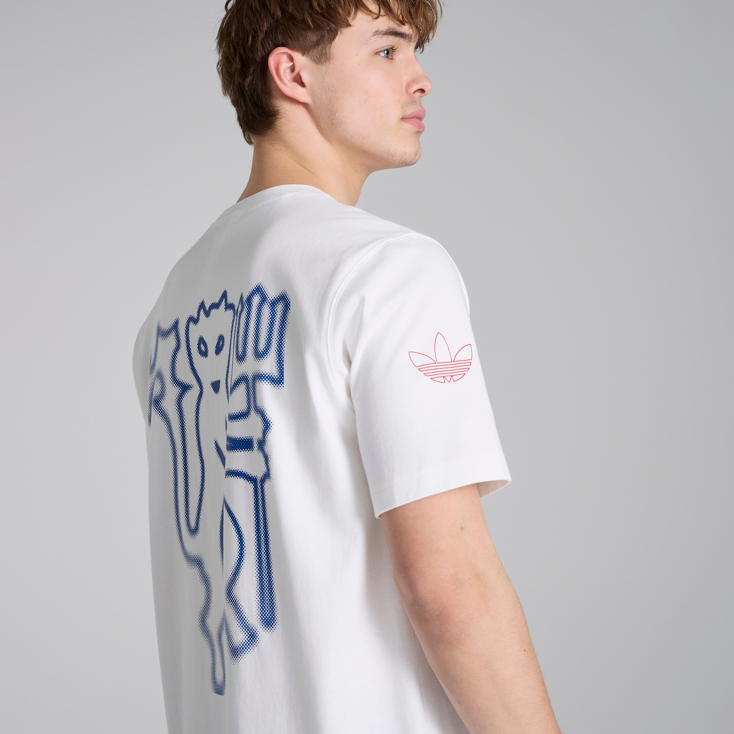 Manchester United x adidas Bringback 90/92 T-Shirt White Blanc Détail [7-8]