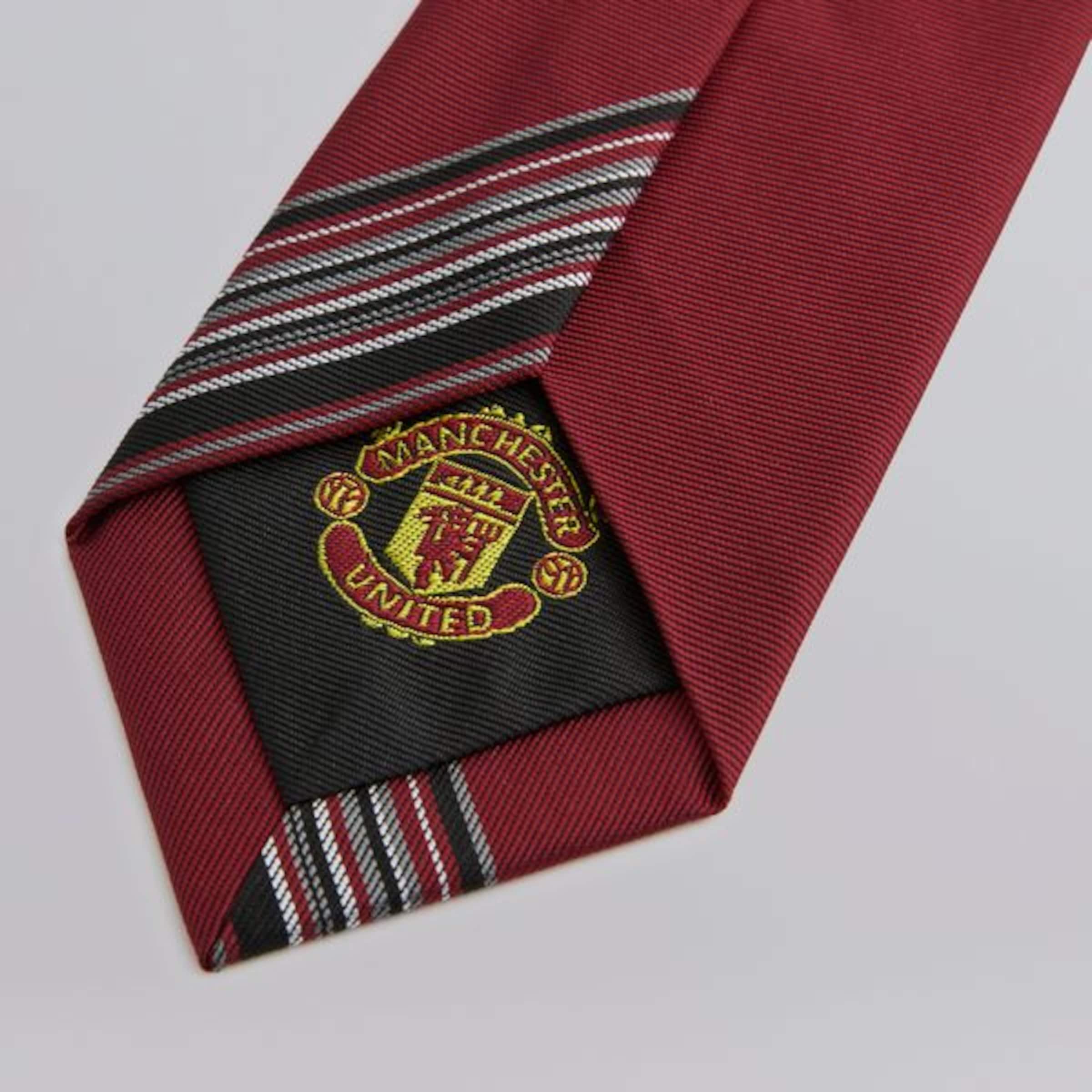Manchester United x Paul Smith Stripe Tipping Tie Red Detail [3-4]