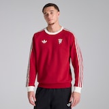 Manchester United x adidas Originals Crew Sweat Red