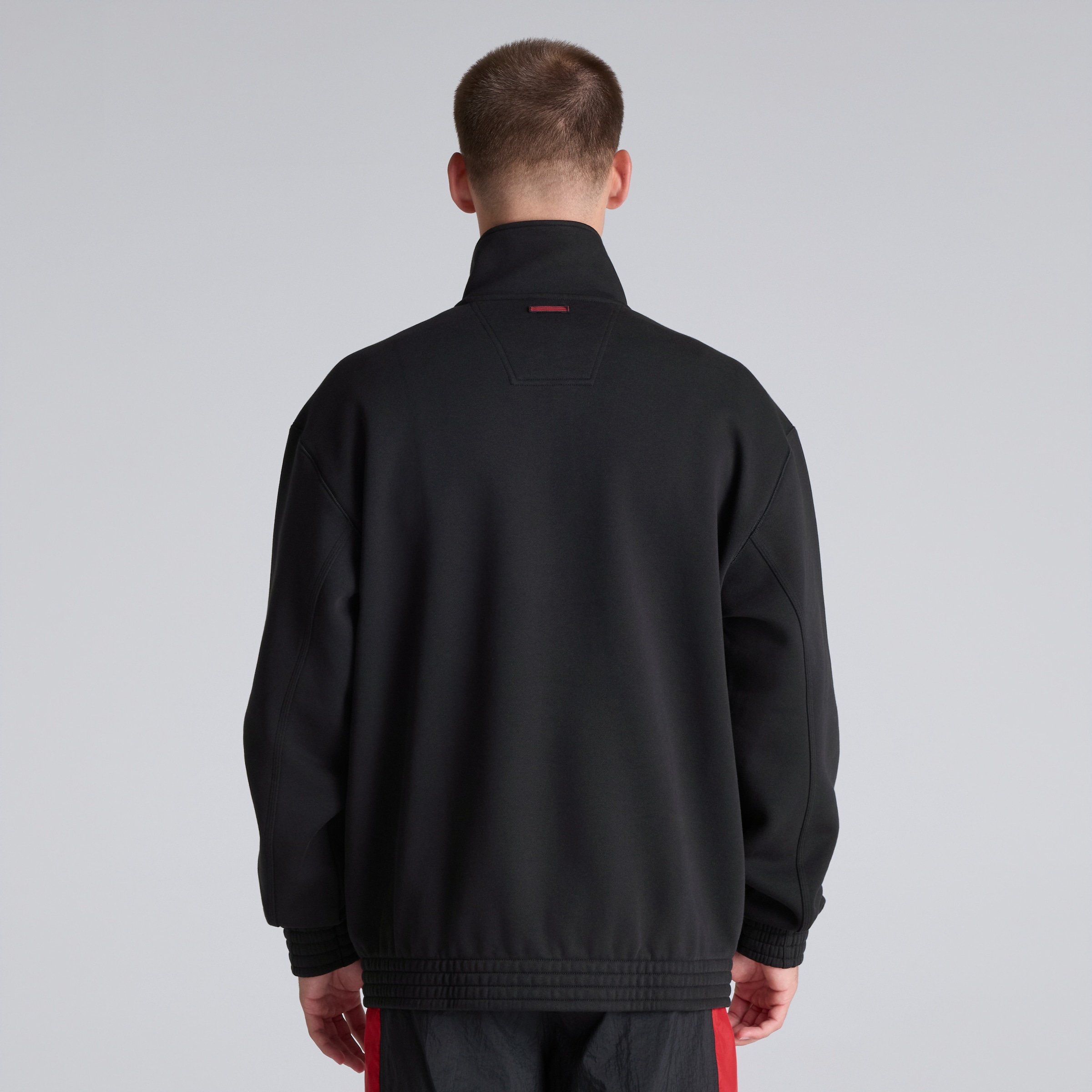 Manchester United x adidas EQT Half Zip Top Black Black Detail [3-6]