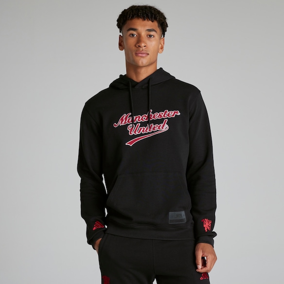 Manchester United x adidas US Pack Hoodie Black Black