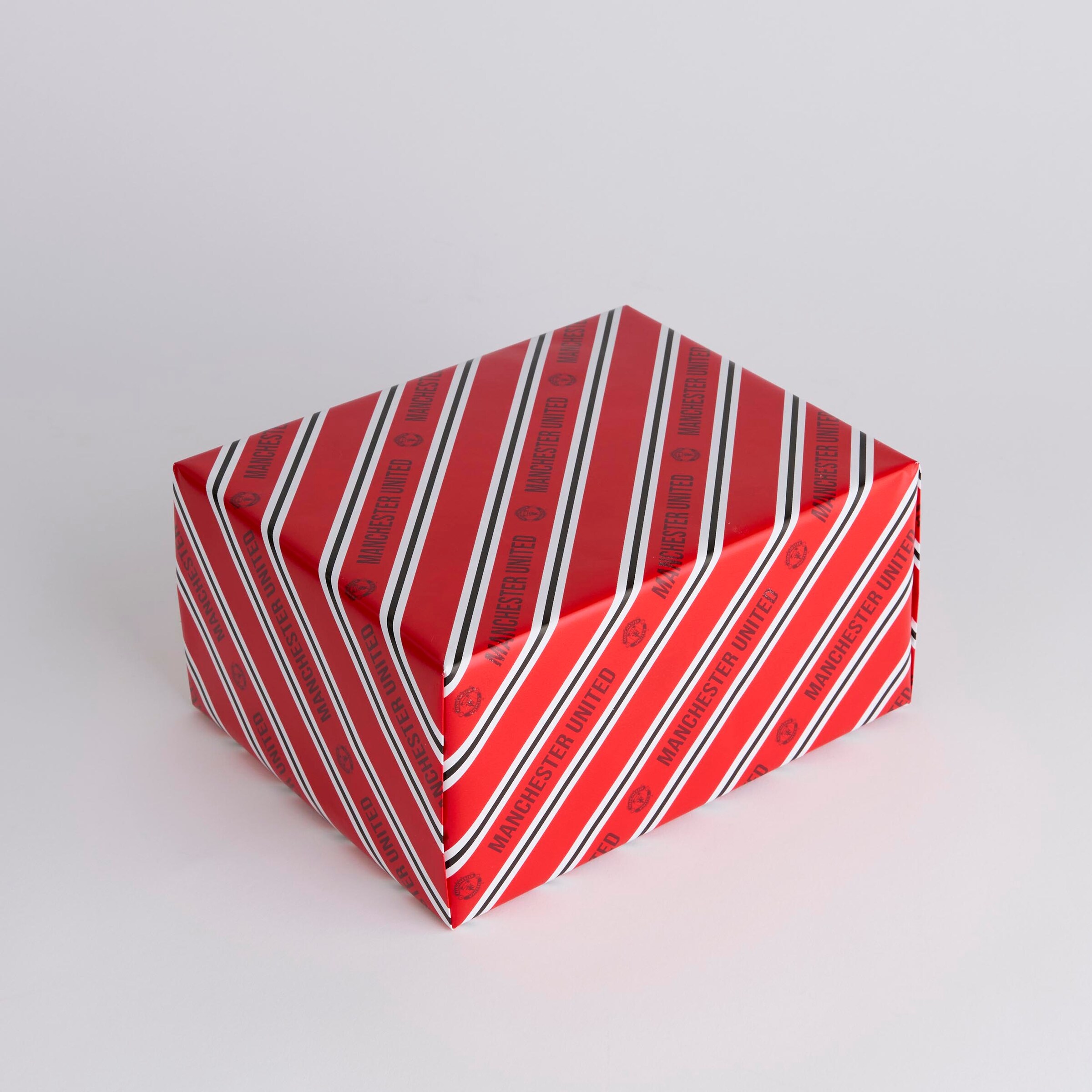 Manchester United Wrapping Paper Red Grey Detail [4-4]