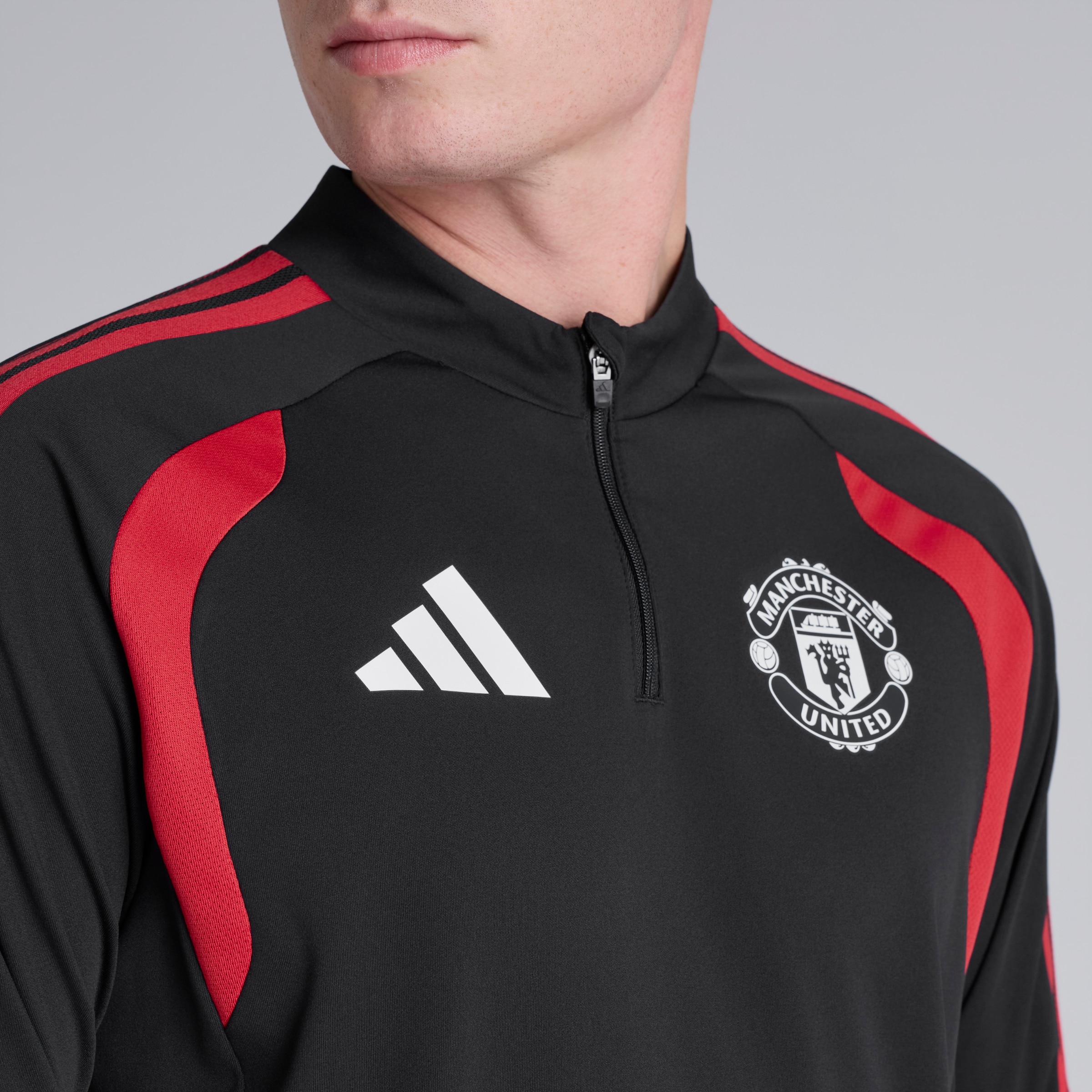 Manchester United 26/27 Training Tiro Top Black Black Detail [6-6]