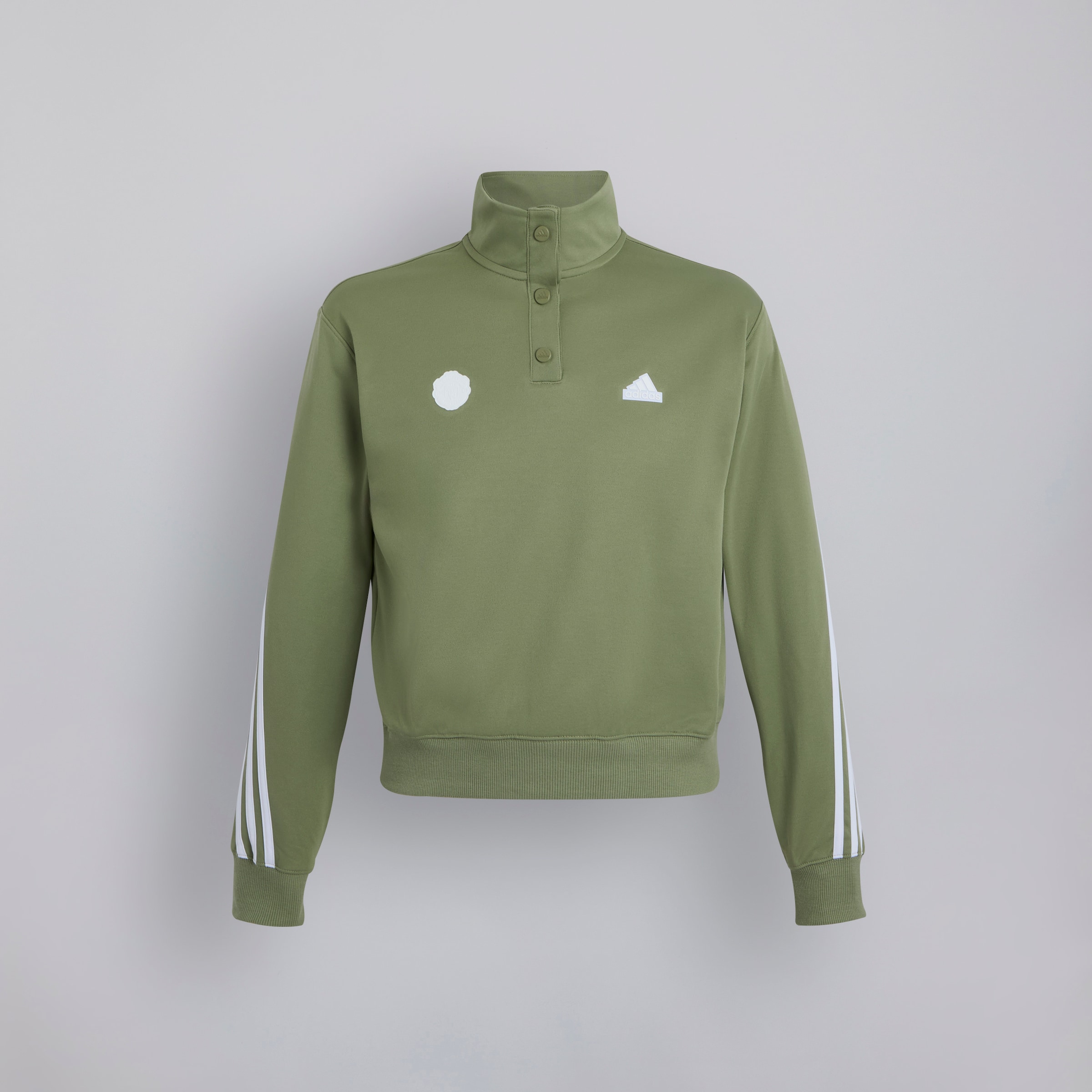 【Adidas コリア】 Iconic Wrapping 3S Snap Track Jacket adidas Iconic Wrapping 3-Stripes Snap Track Jacket
