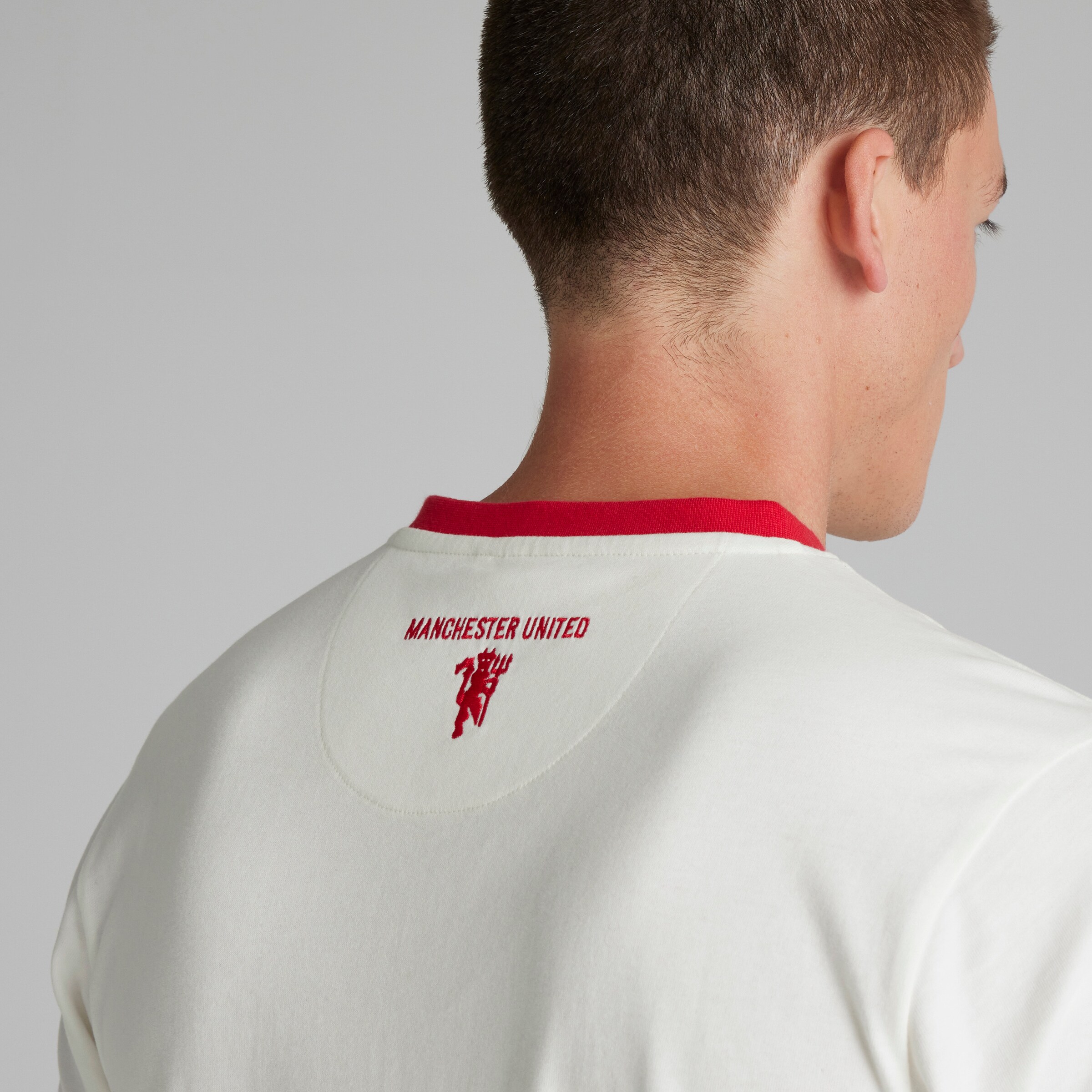 Manchester United 1957 Retro FA Cup Final Shirt White Detail [5-6]