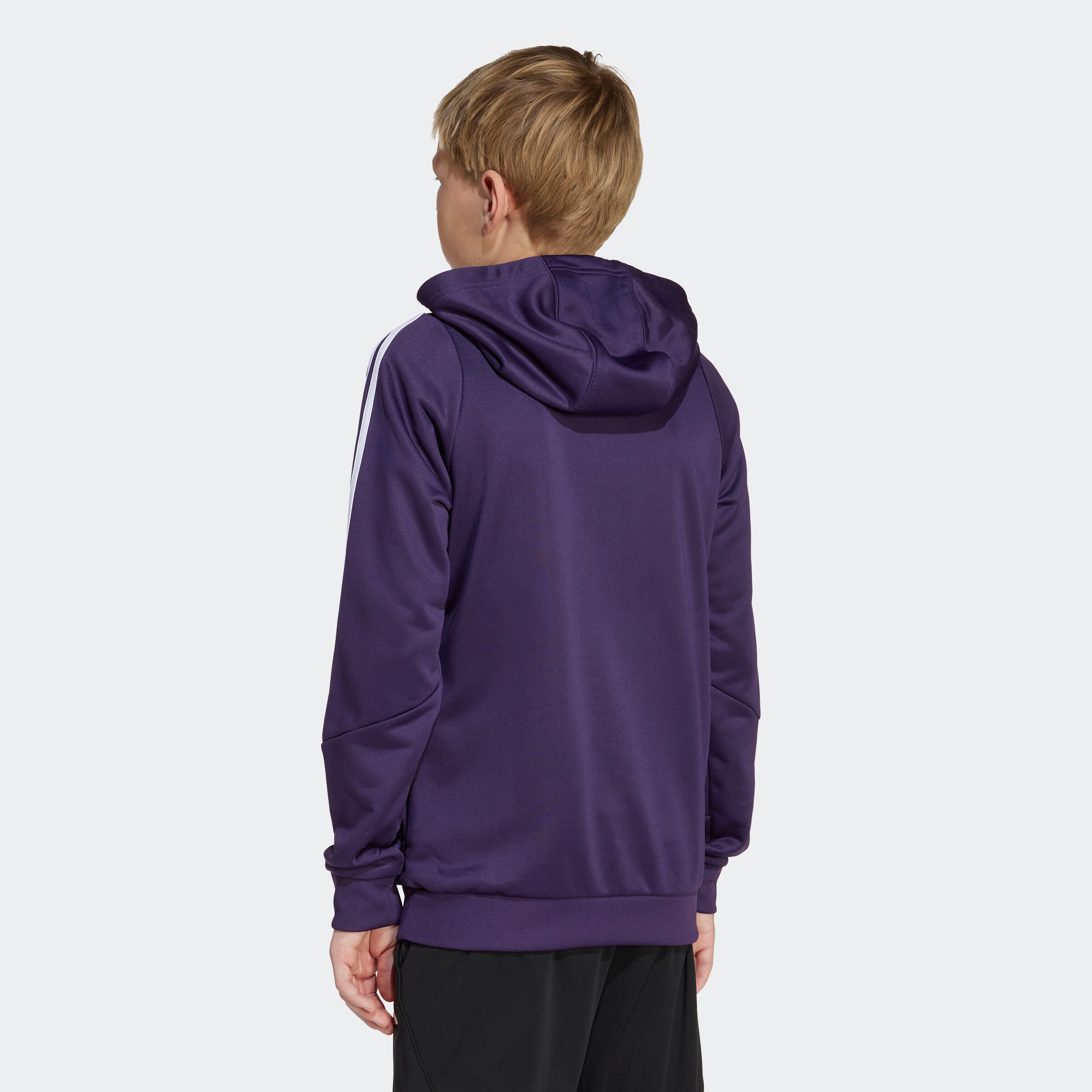 Manchester United Tiro 25 Competition Training Hoodie Kids Violet Détail [7-9]