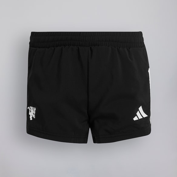 Manchester United x adidas Kids Essentials Training CLIMACOOL Shorts Black Black