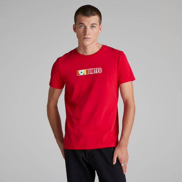 Manchester United Love United T-Shirt Red Red