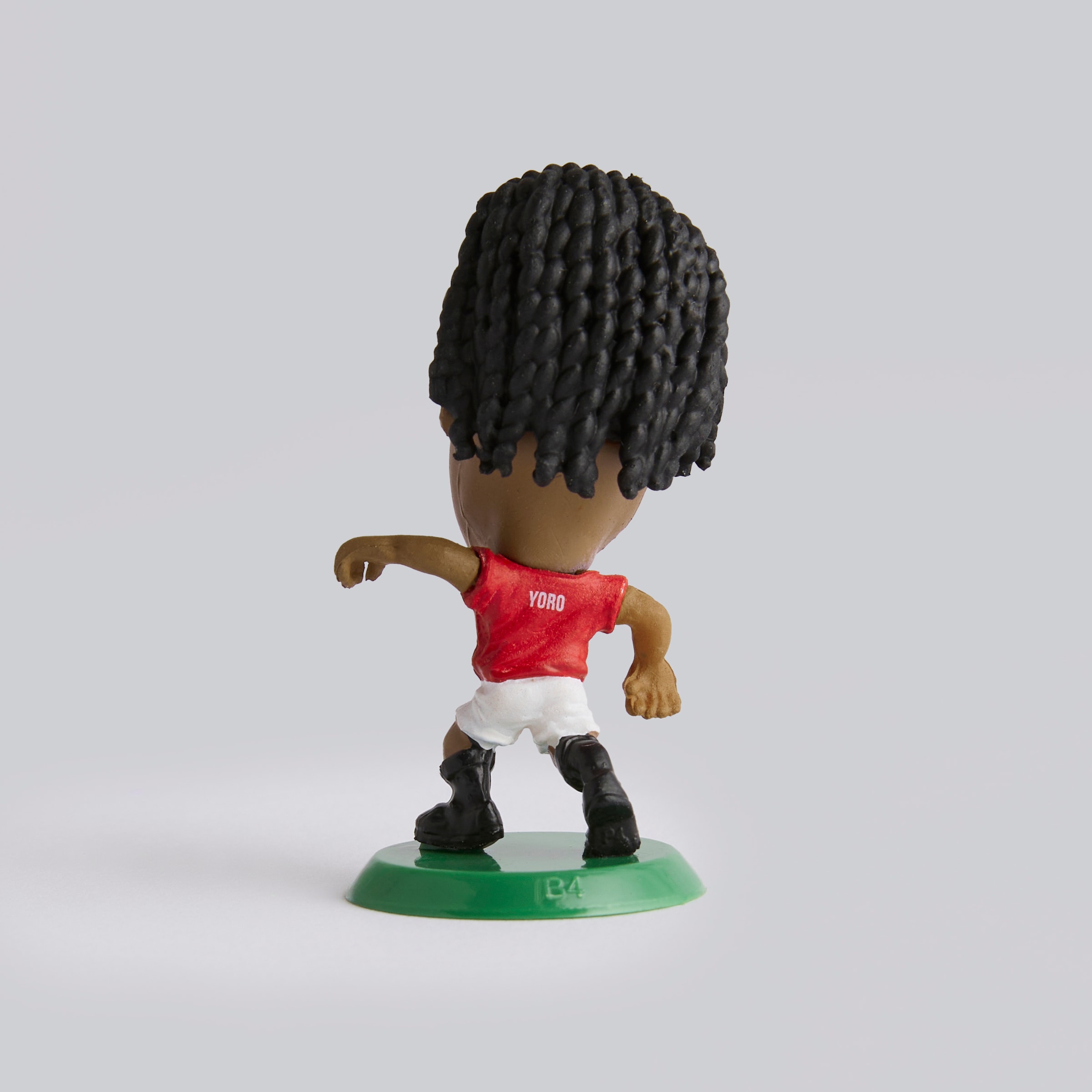 Manchester United SoccerStarz Leny Yoro Figurine Red Red Detail [3-4]