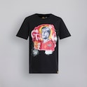 Manchester United Kids Graffiti Garnacho T-Shirt Black