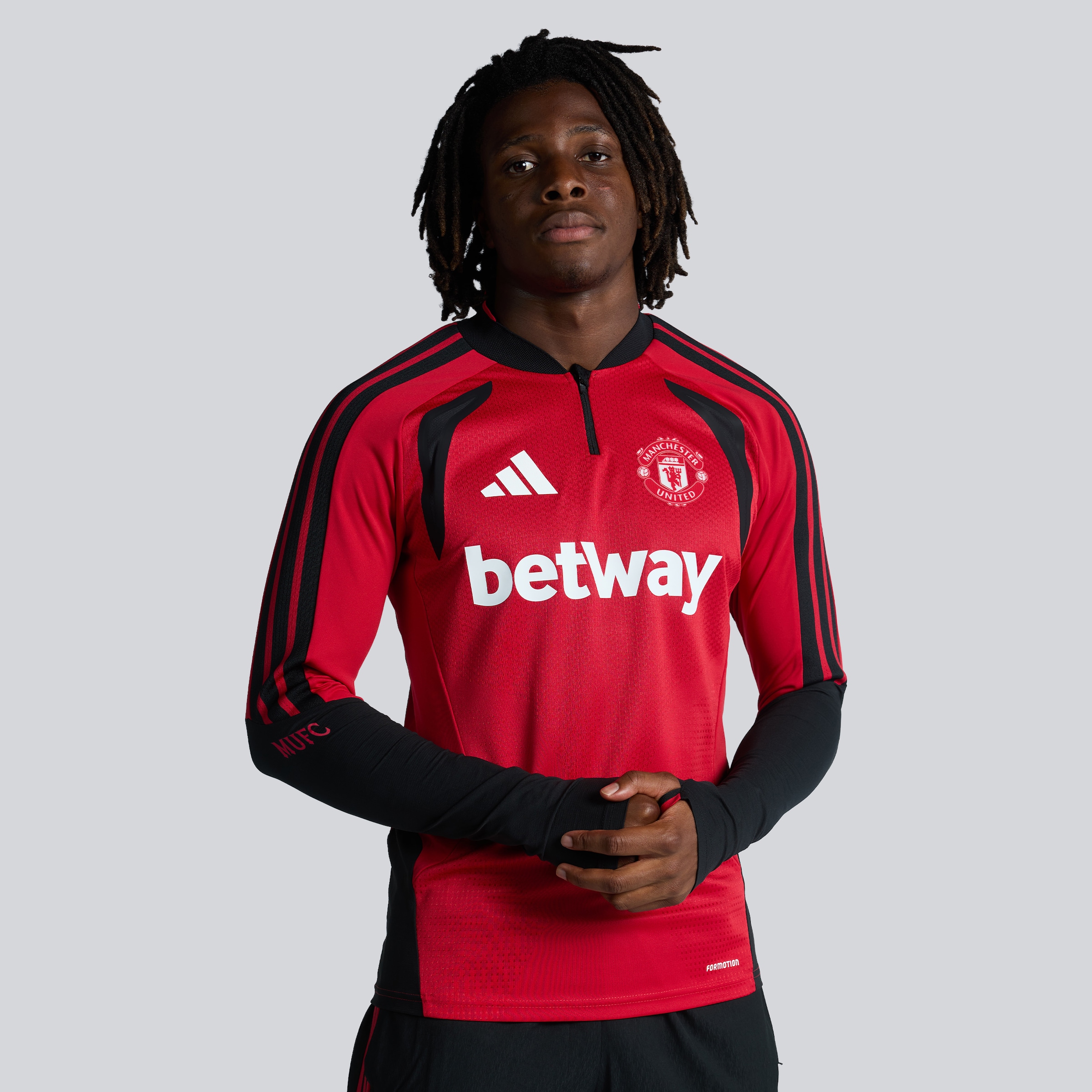 Manchester United 26/27 Training Tiro Authentic Top Red (Sponsored) Red