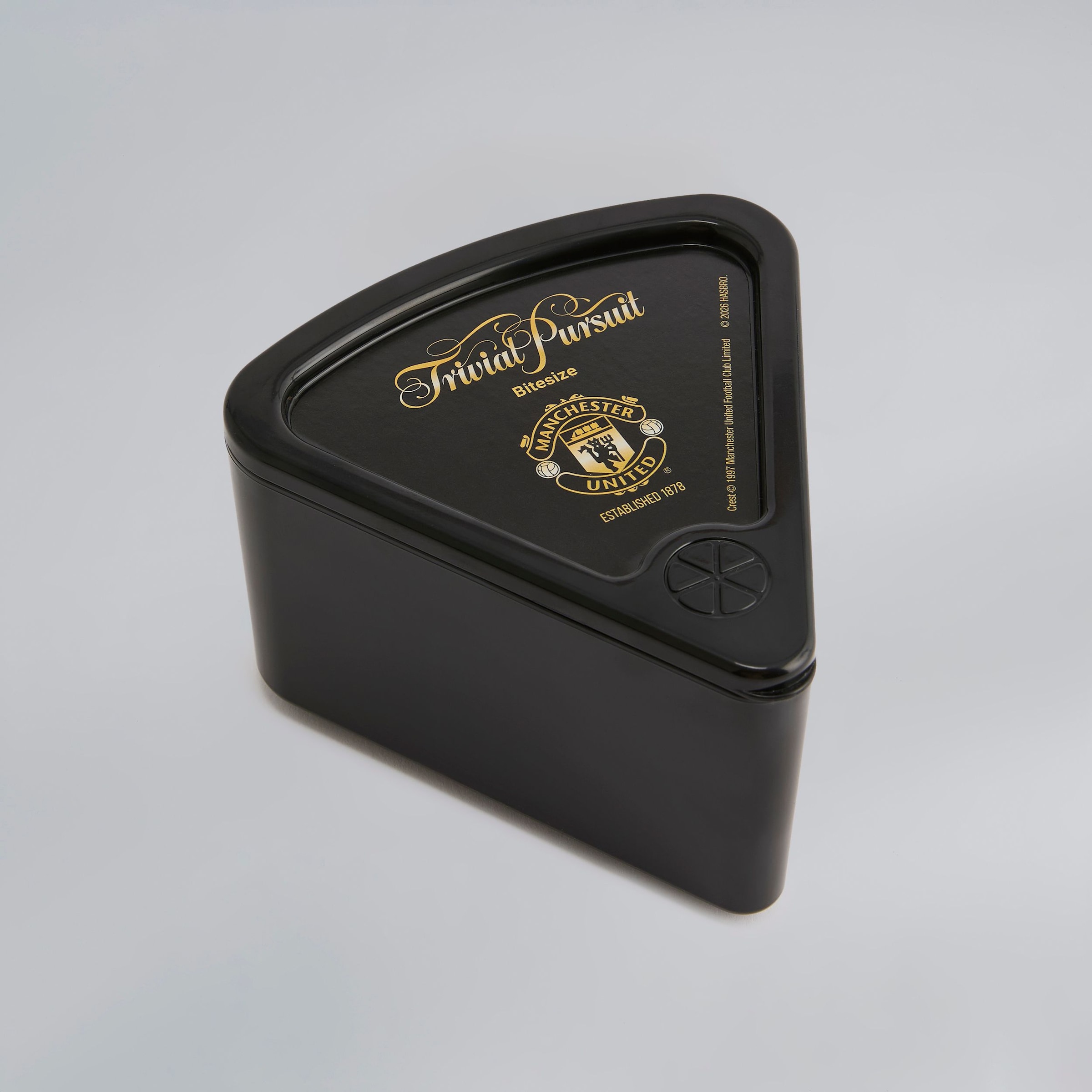 Manchester United Trivial Pursuit Bitesize Card Game Black 검정색 세부 사항 [2-4]