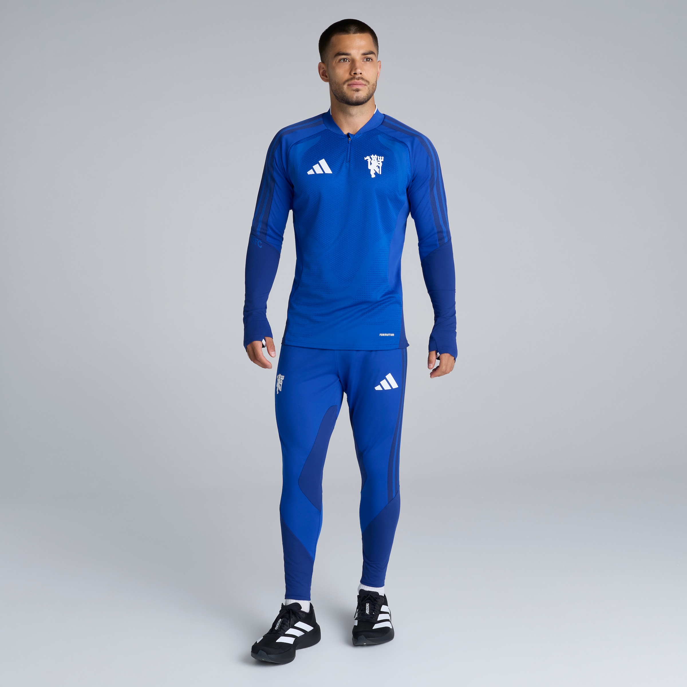 Manchester United 26/27 Cup Training Tiro Authentic Pants Blue Blau Detail [3-6]