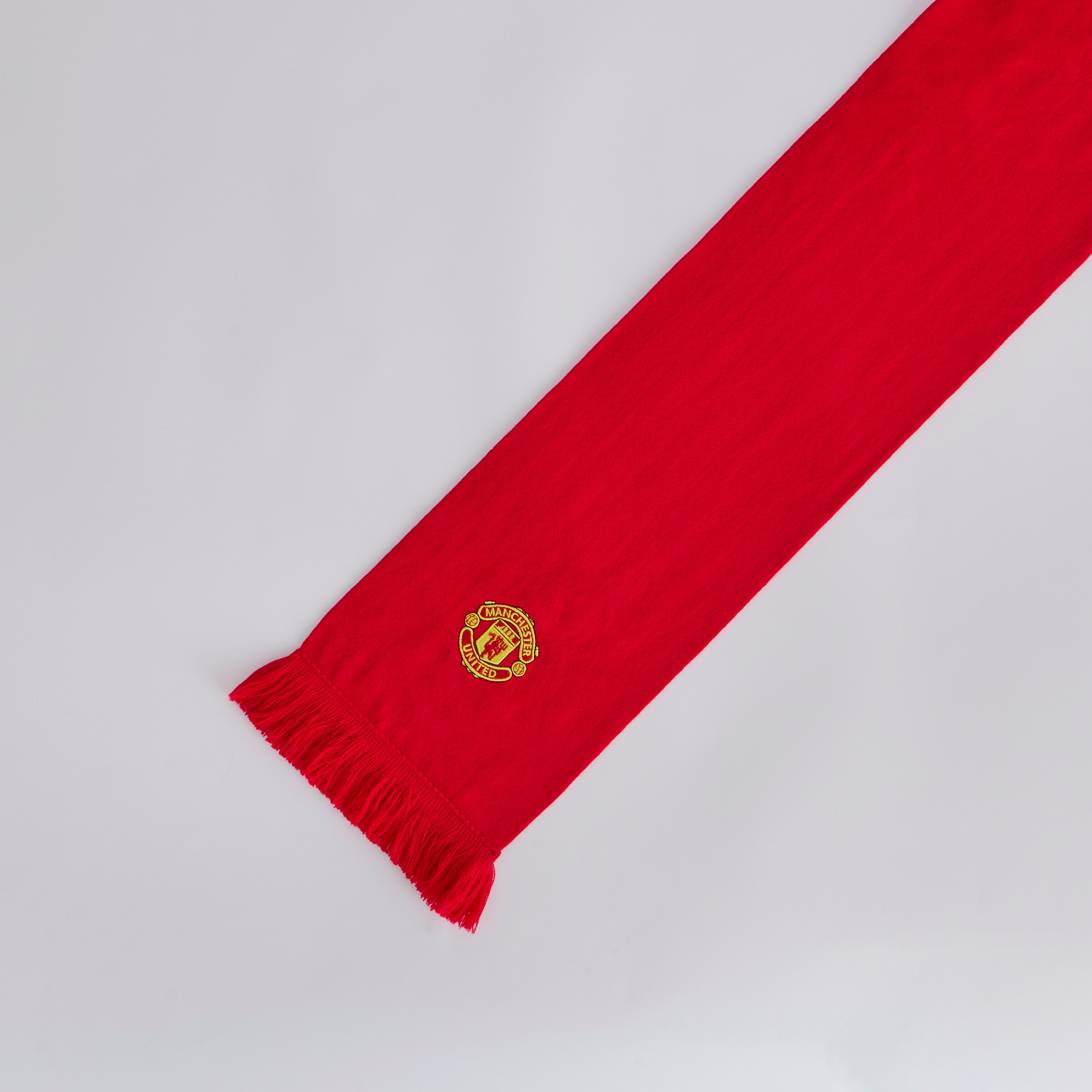 Manchester United Embroidered Crest Scarf Red Red Detail [3-4]