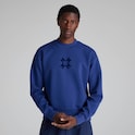 Manchester United Seasonal Doubleknit Crew Sweatshirt Blue