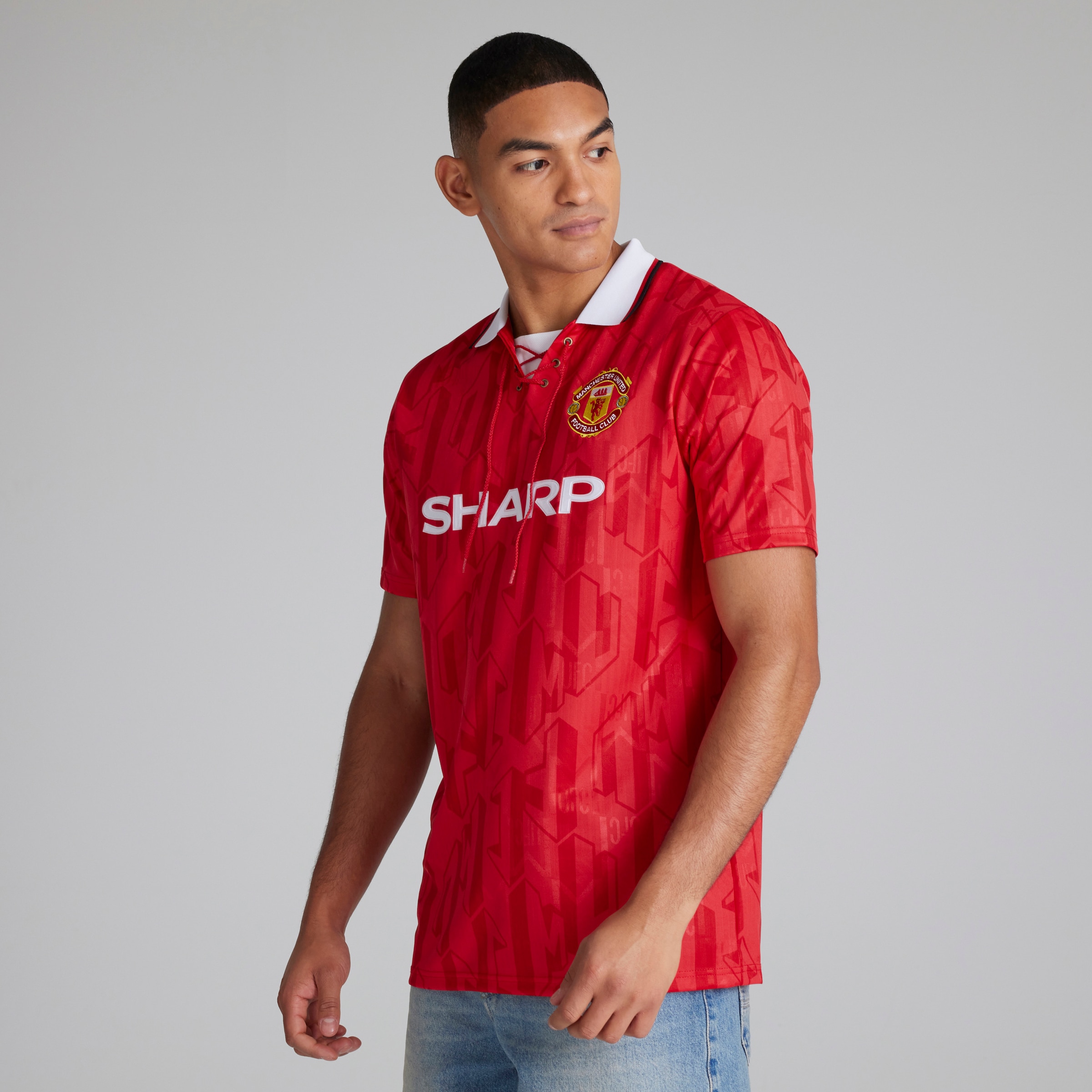 Buy Manchester United 1992 94 Retro Home Shirt Red Manchester United Store