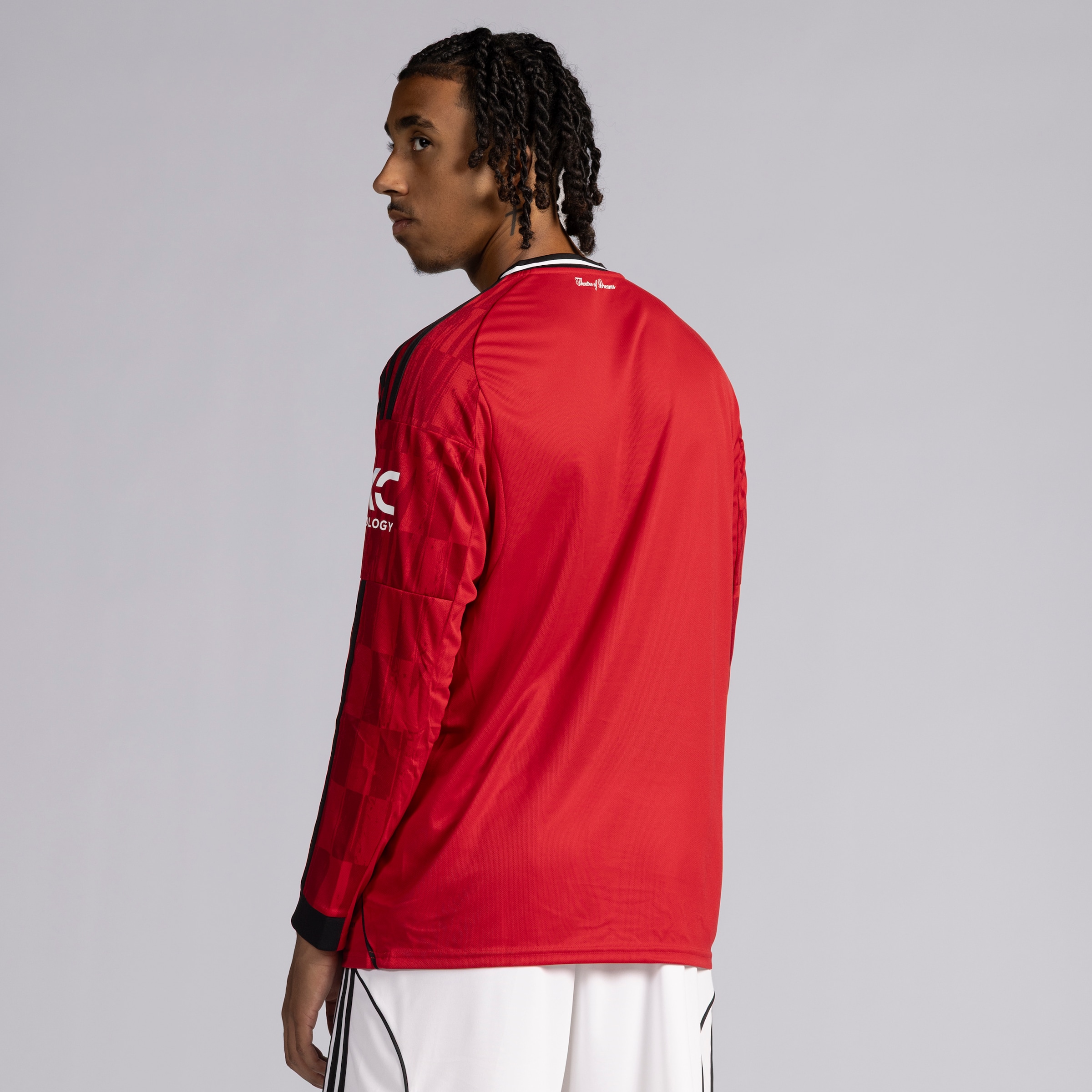 Manchester United 25/26 Home Long Sleeve Jersey Rot Detail [2-5]