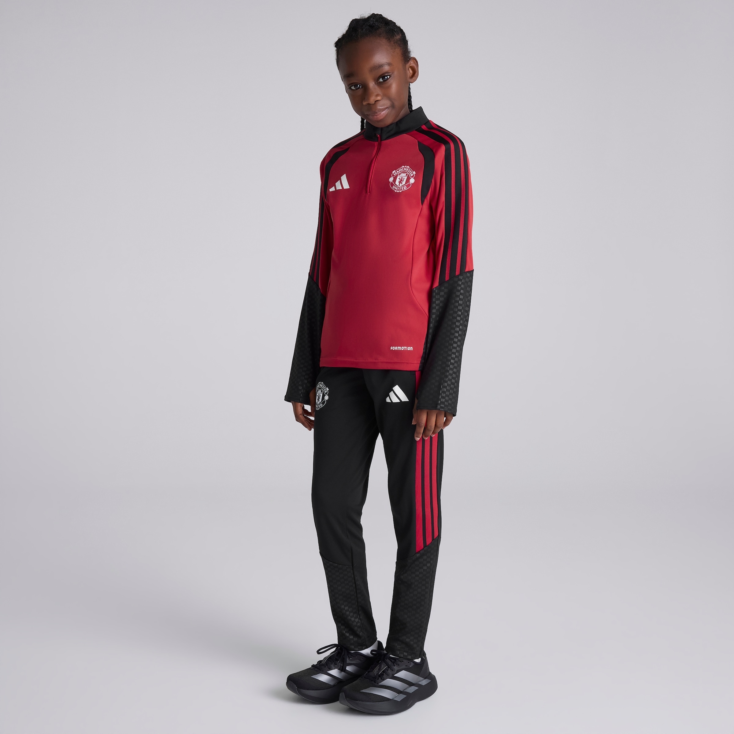 Manchester United Kids 26/27 Training Tiro Top Red Red Detail [3-6]
