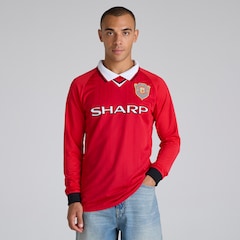 Manchester United Long Sleeve 1999 Champions League Final Shirt Red