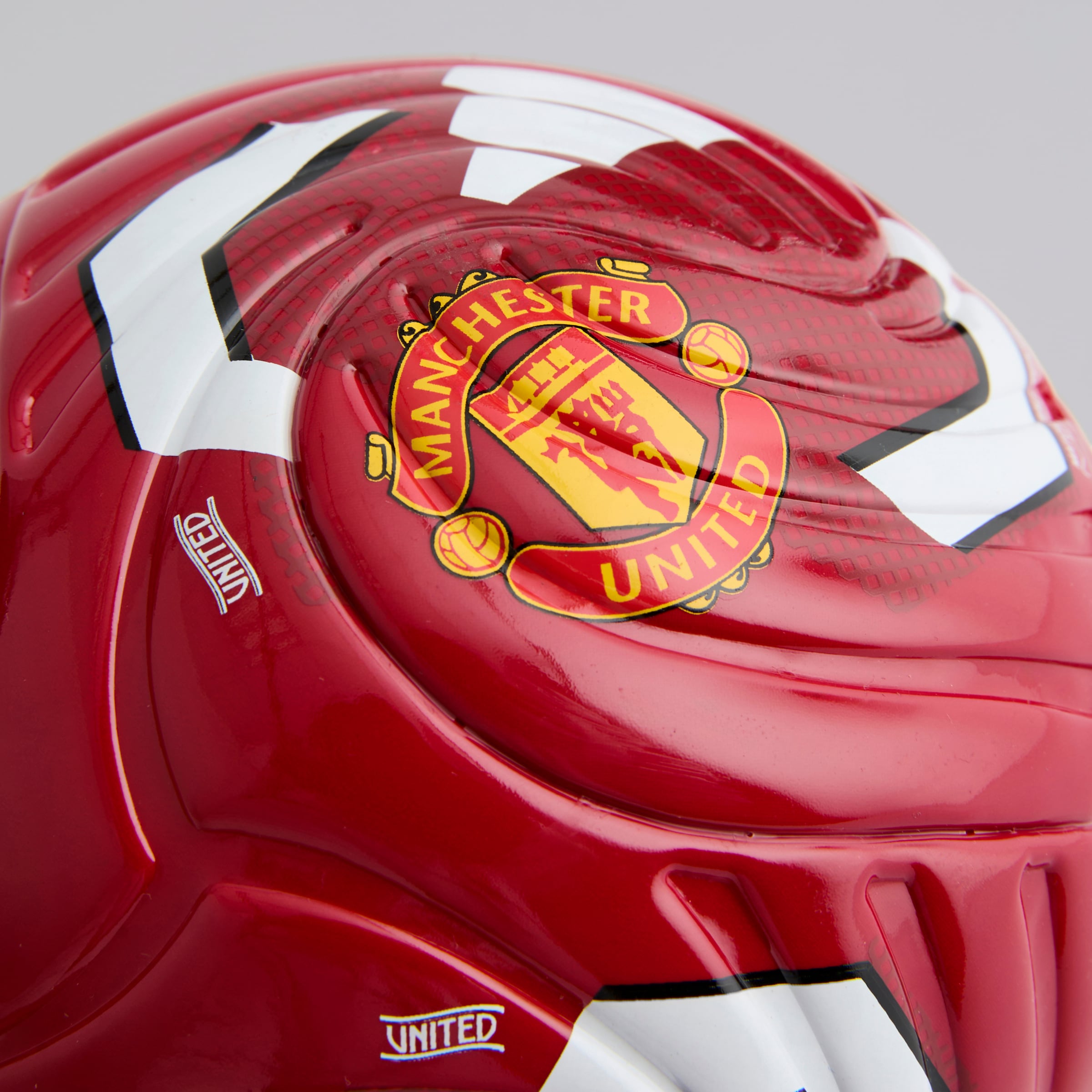 Manchester United x adidas Home Club Football Size 1 Red Red Detail [4-4]