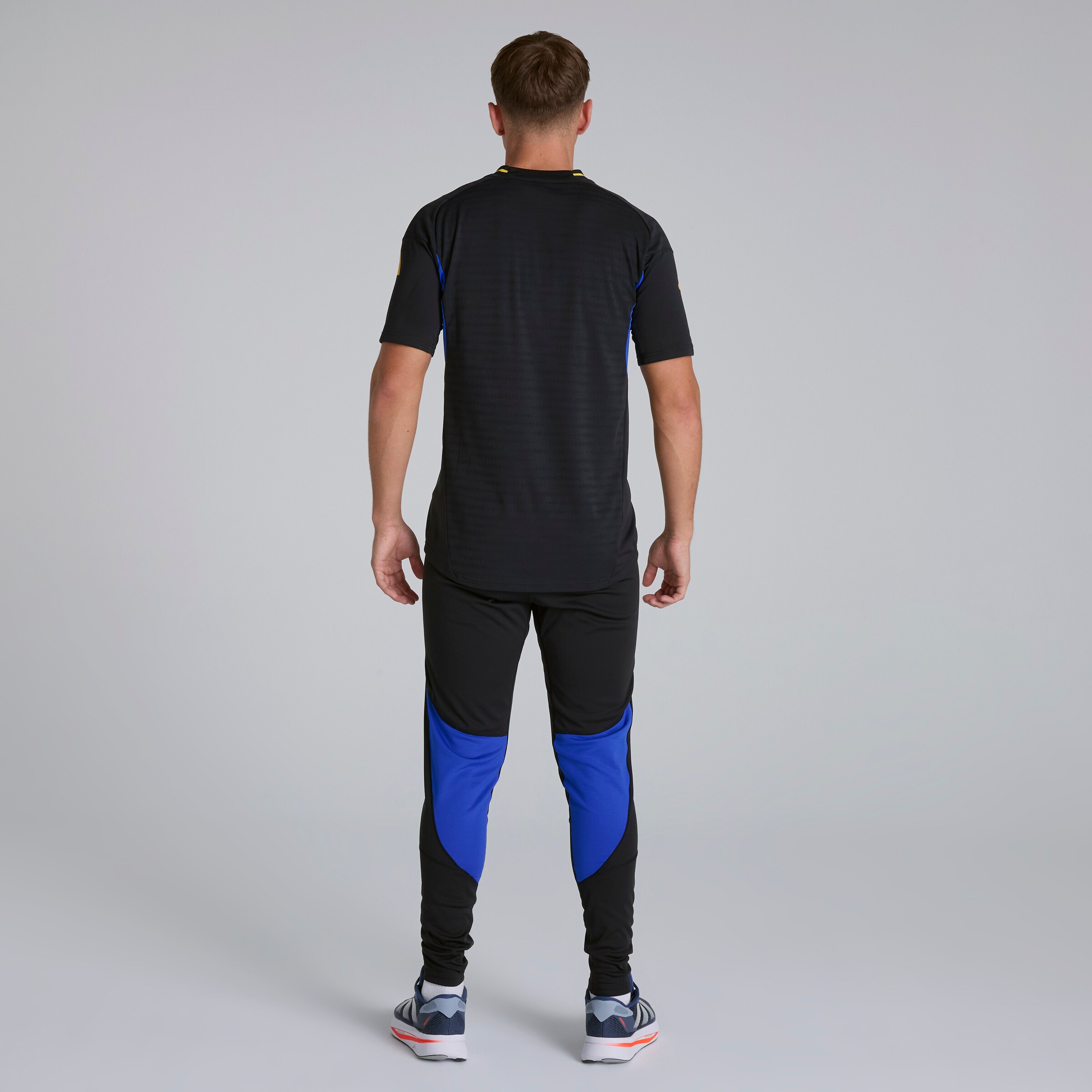 Manchester United Tiro 25 Pro Training Pants Negro Detalle [2-6]