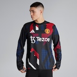 Manchester United Pre-Match Warm Top Black