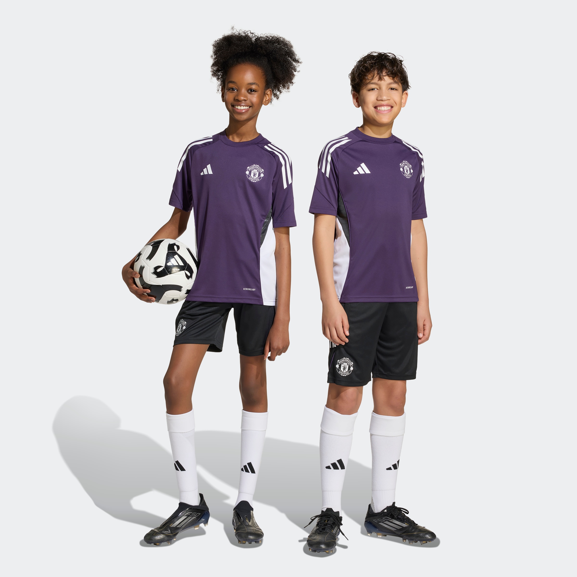 Manchester United Tiro 25 Competition Training Shorts Kids Black