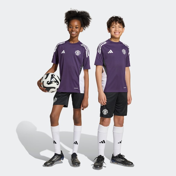 Manchester United Tiro 25 Competition Training Shorts Kids Black