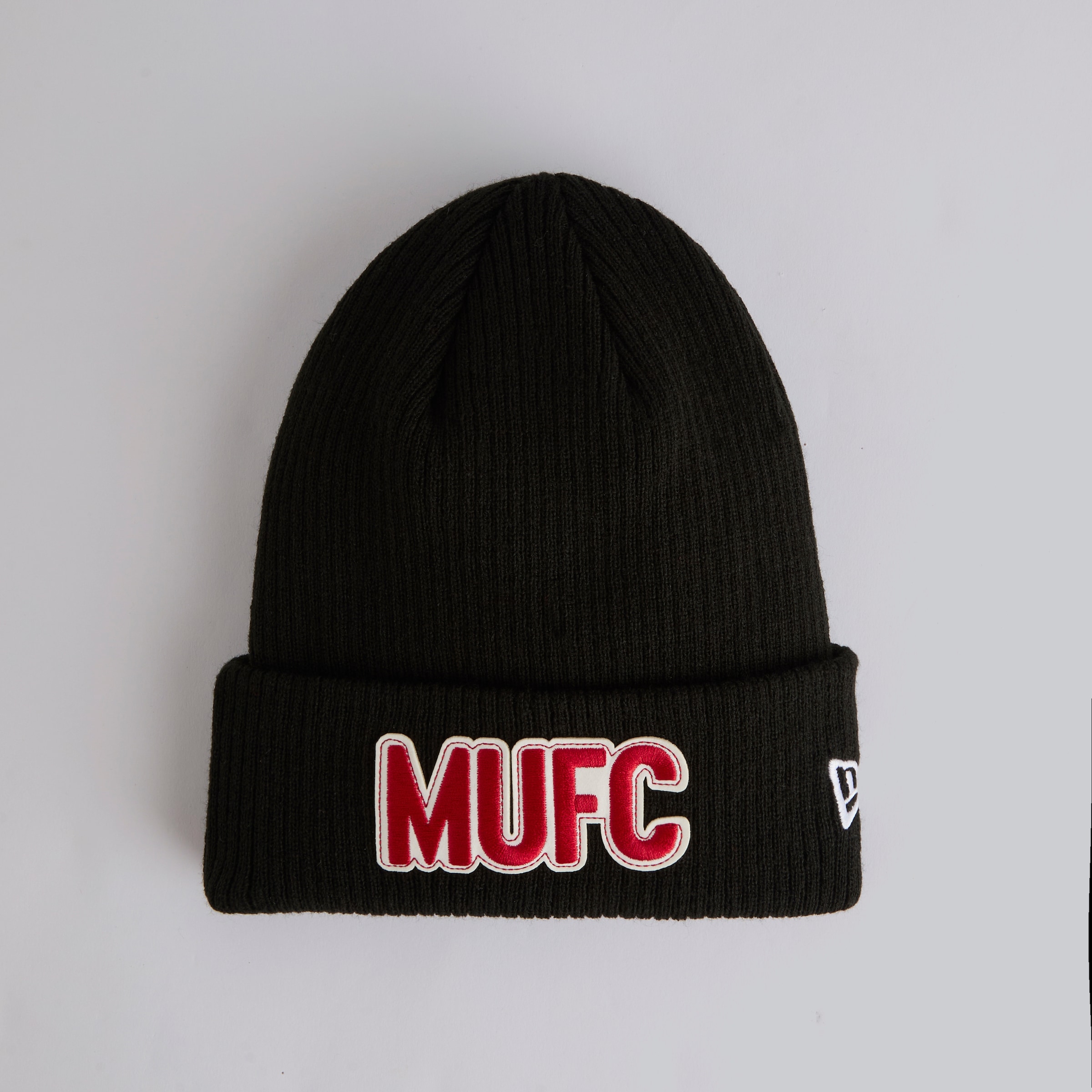 Manchester United x New Era MUFC Applique Beanie Black Black