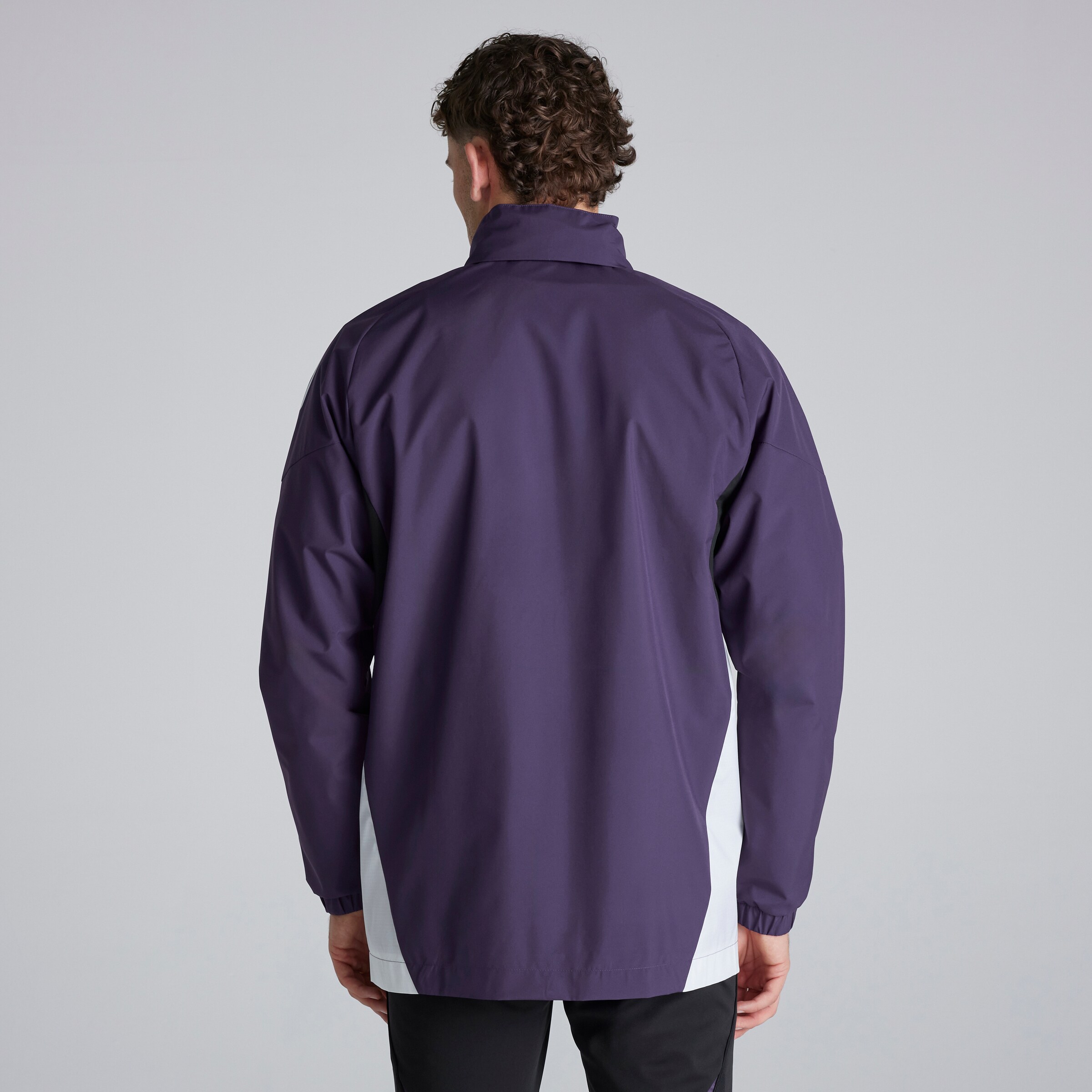 Manchester United Tiro 25 Competition All-Weather Jacket Violet Détail [2-8]