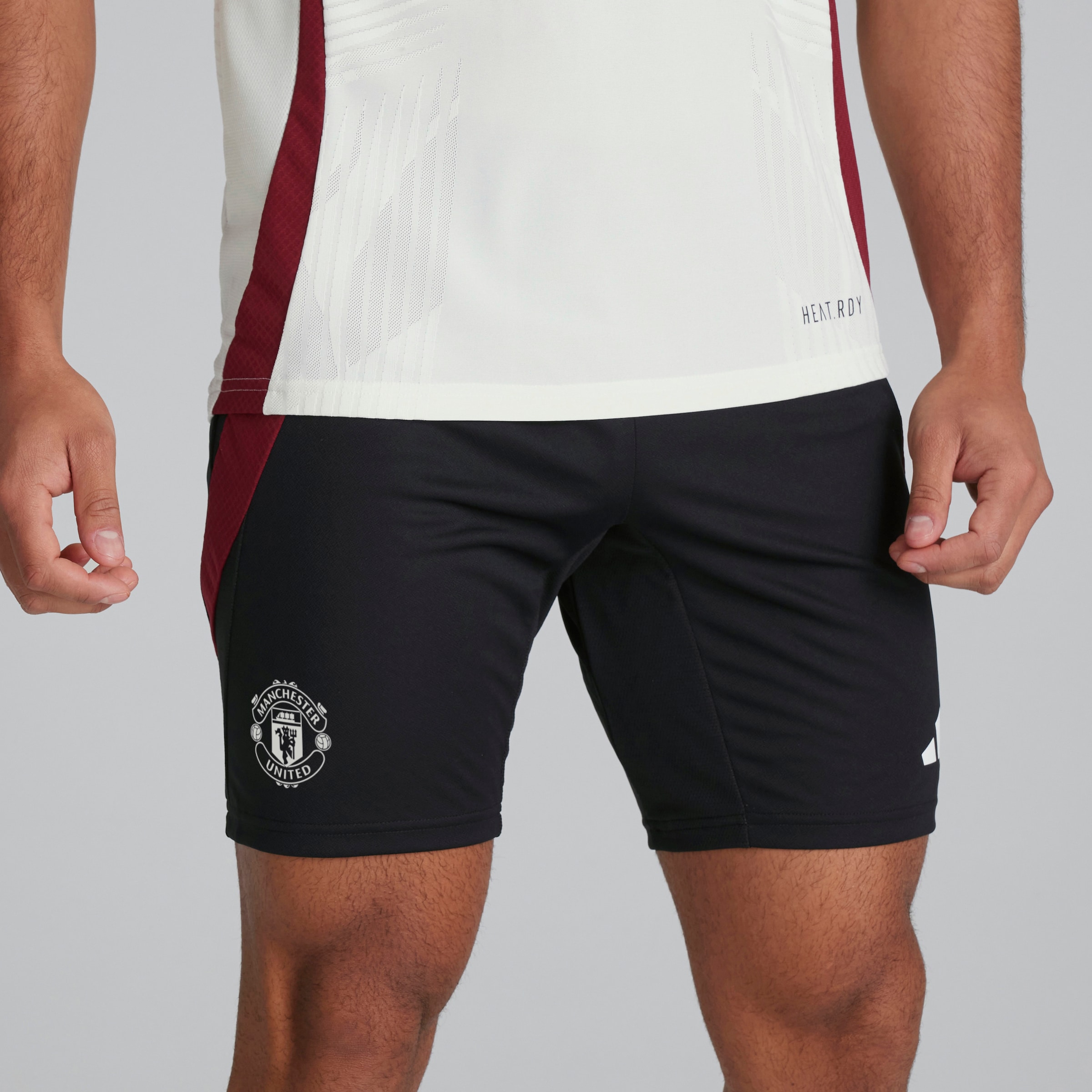 Manchester United Tiro 24 Pro Shorts Black Black