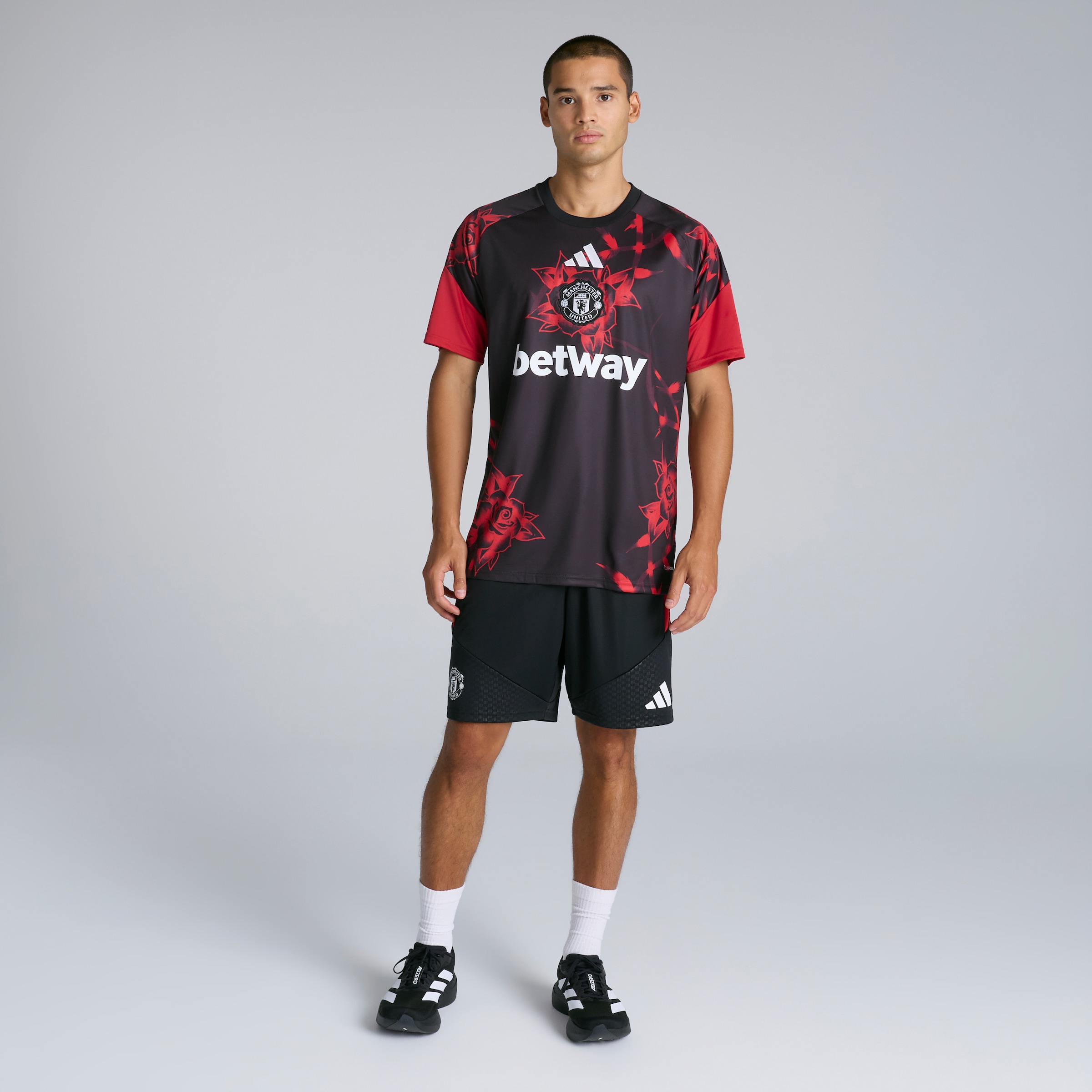 Manchester United 26/27 Home Pre Match Jersey (Sponsored) Red Detail [3-5]