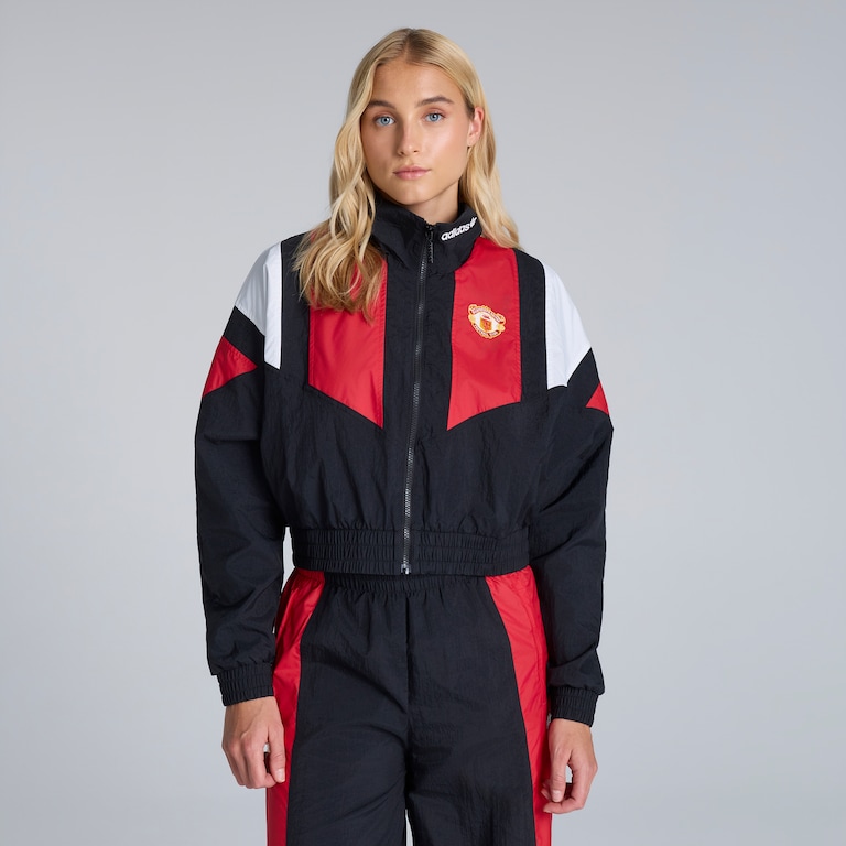 Manchester United x adidas Womens EQT Track Top Black