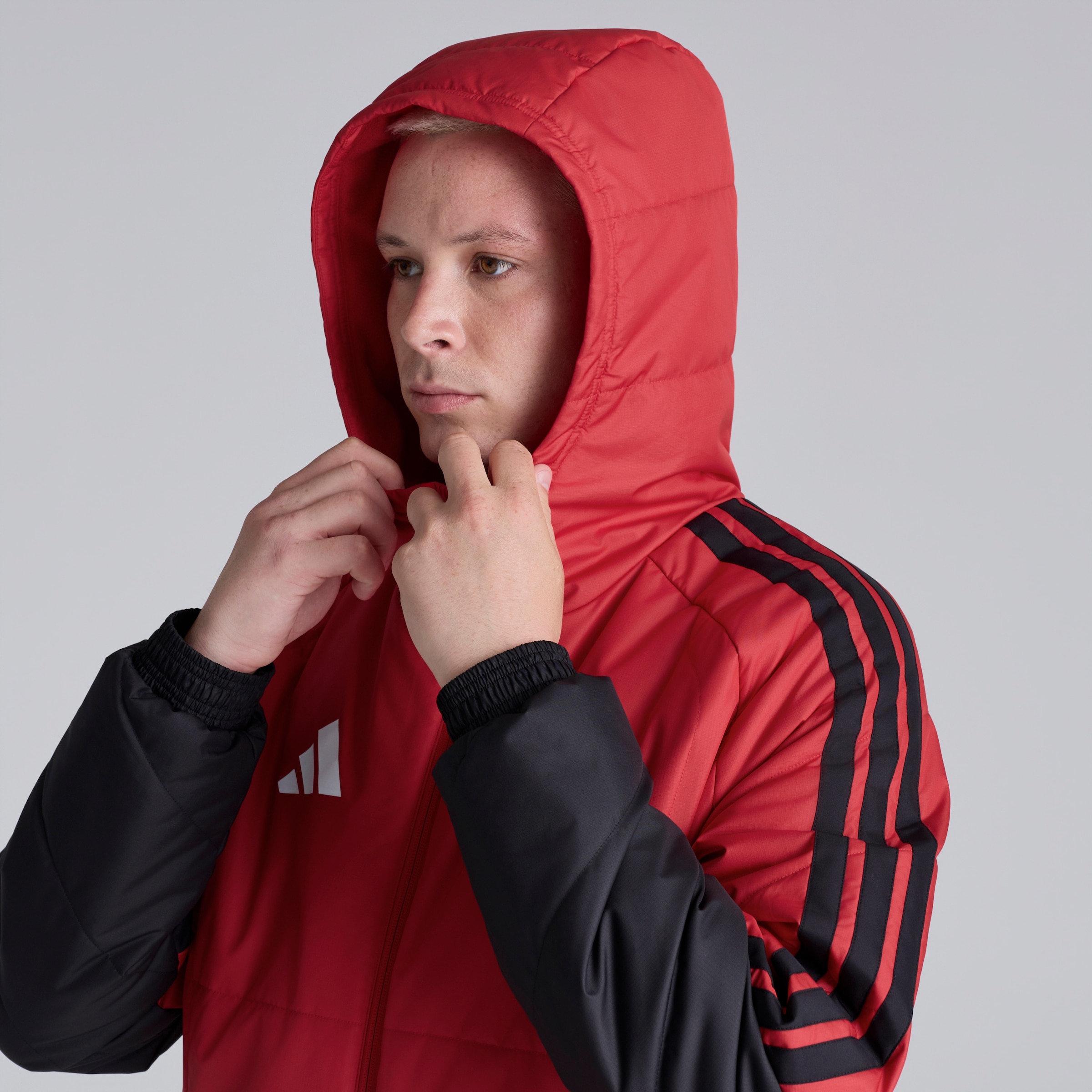 Manchester United 26/27 Training Tiro Authentic Long Coat Red Red Detail [6-6]