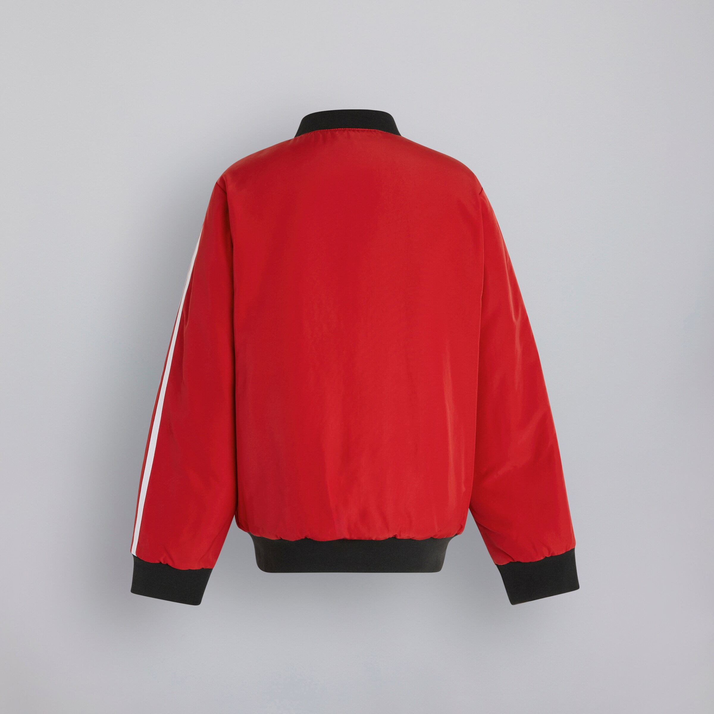 Manchester United x adidas Kids Essentials Reversible Jacket Black/Red Detail [2-2]