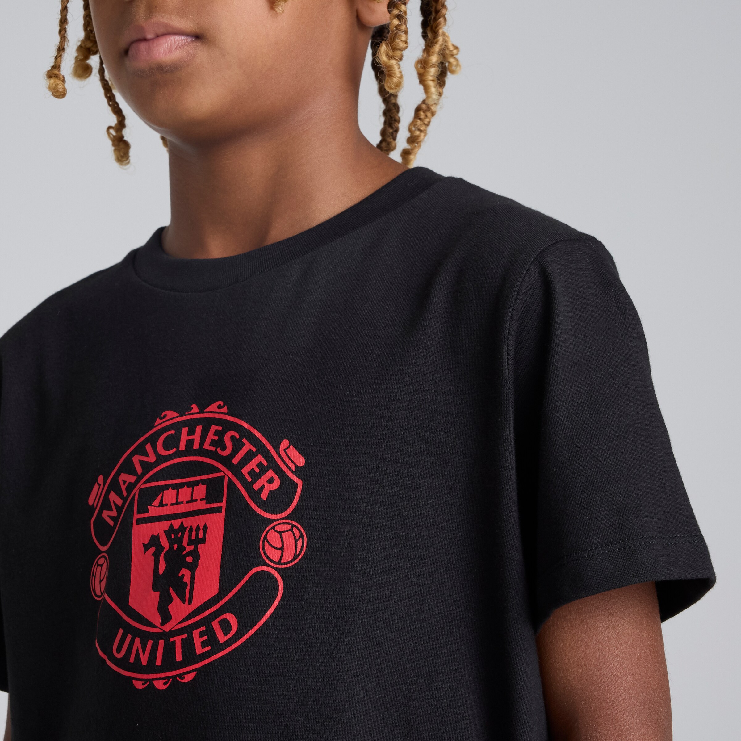 Manchester United Boys Pyjama Top & Shorts Set 2 Pack Multi Multi Detail [6-10]