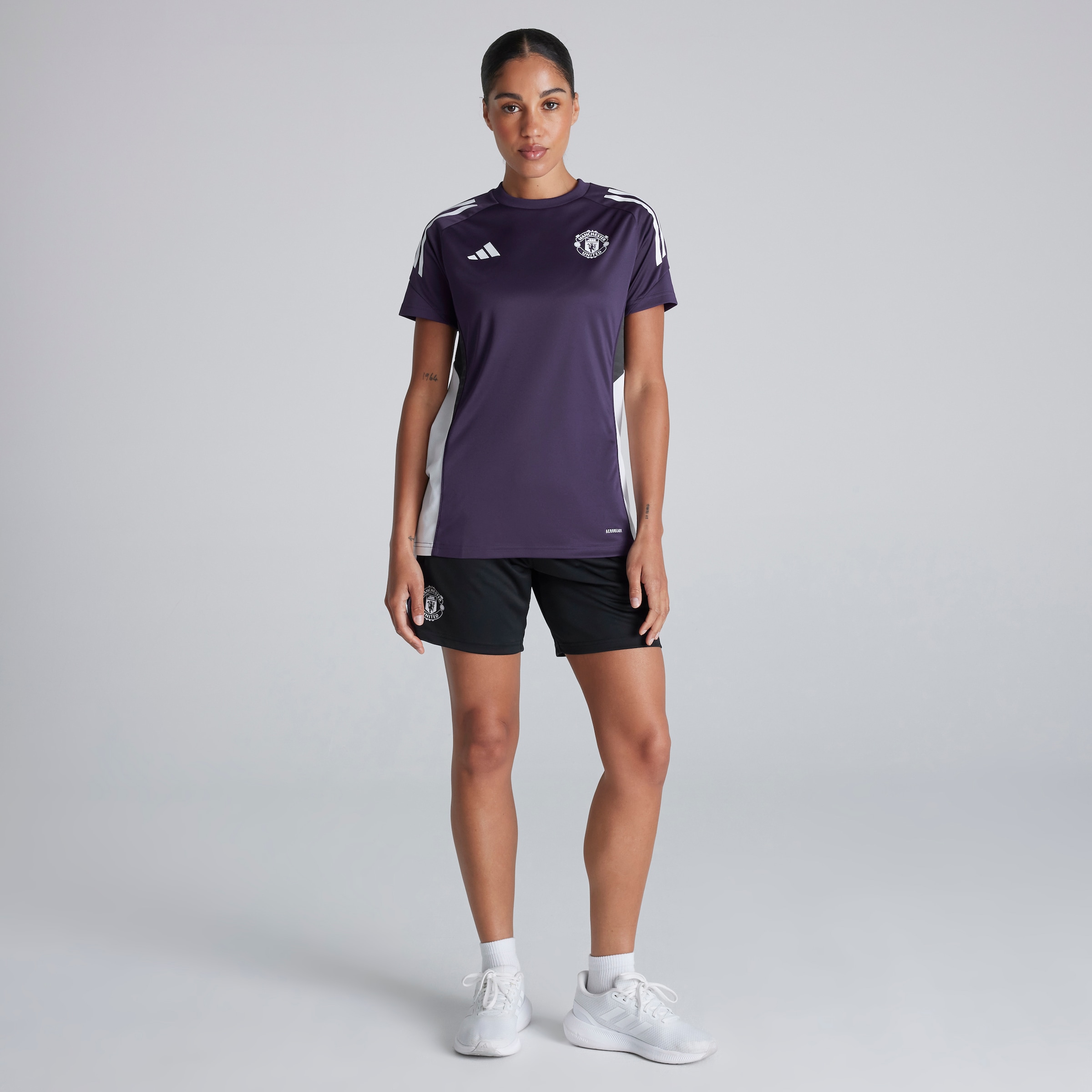 Manchester United Tiro 25 Competition Training Jersey Purple Detail [3-7]