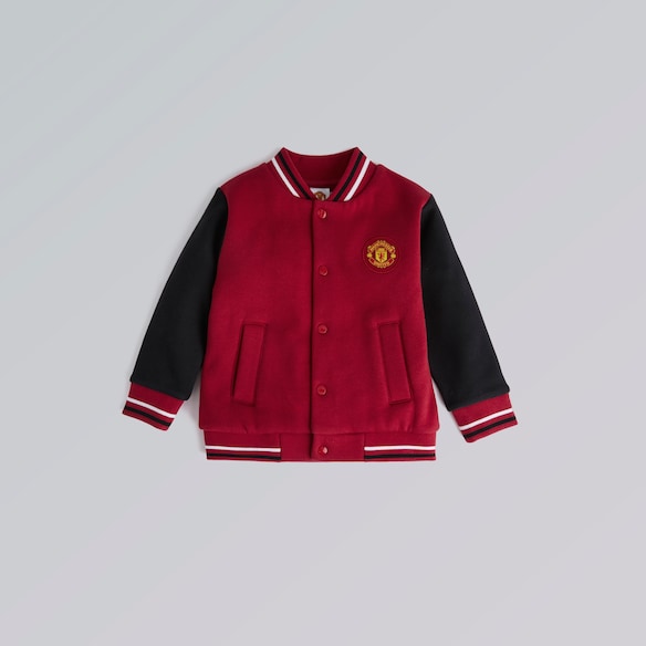 Manchester United Baby Varsity Jacket Red 빨간색