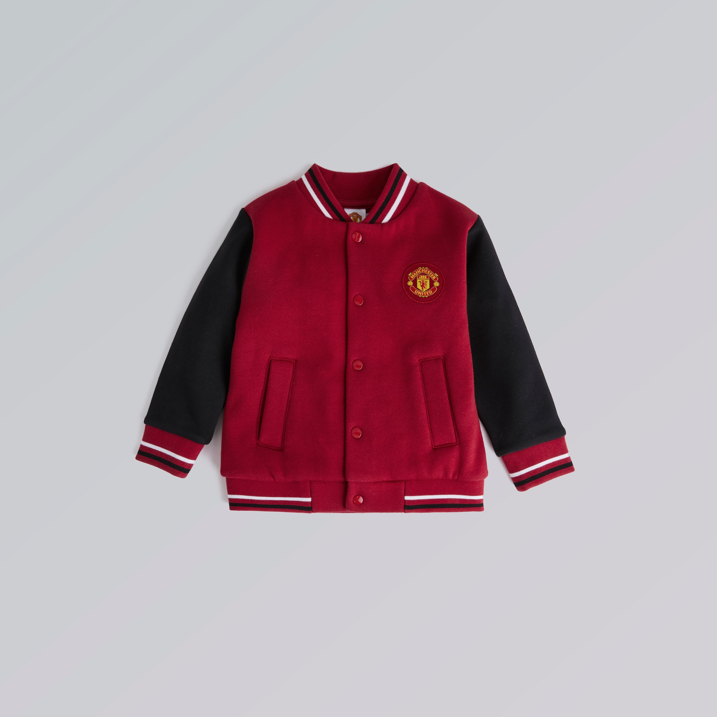 Buy Manchester United Baby Varsity Jacket Red Manchester United