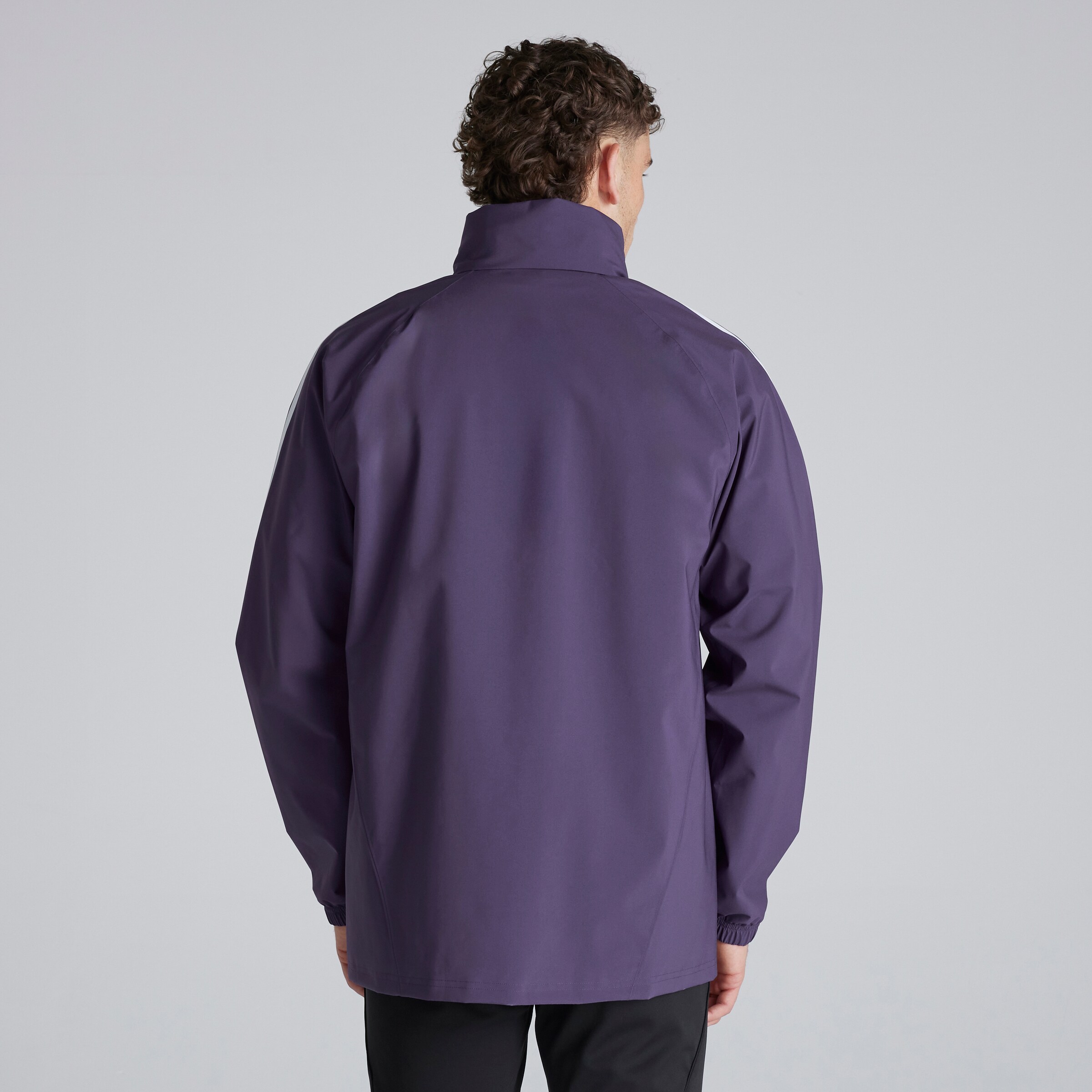 Manchester United Tiro 25 Competition Rain Jacket Purple Detail [2-8]