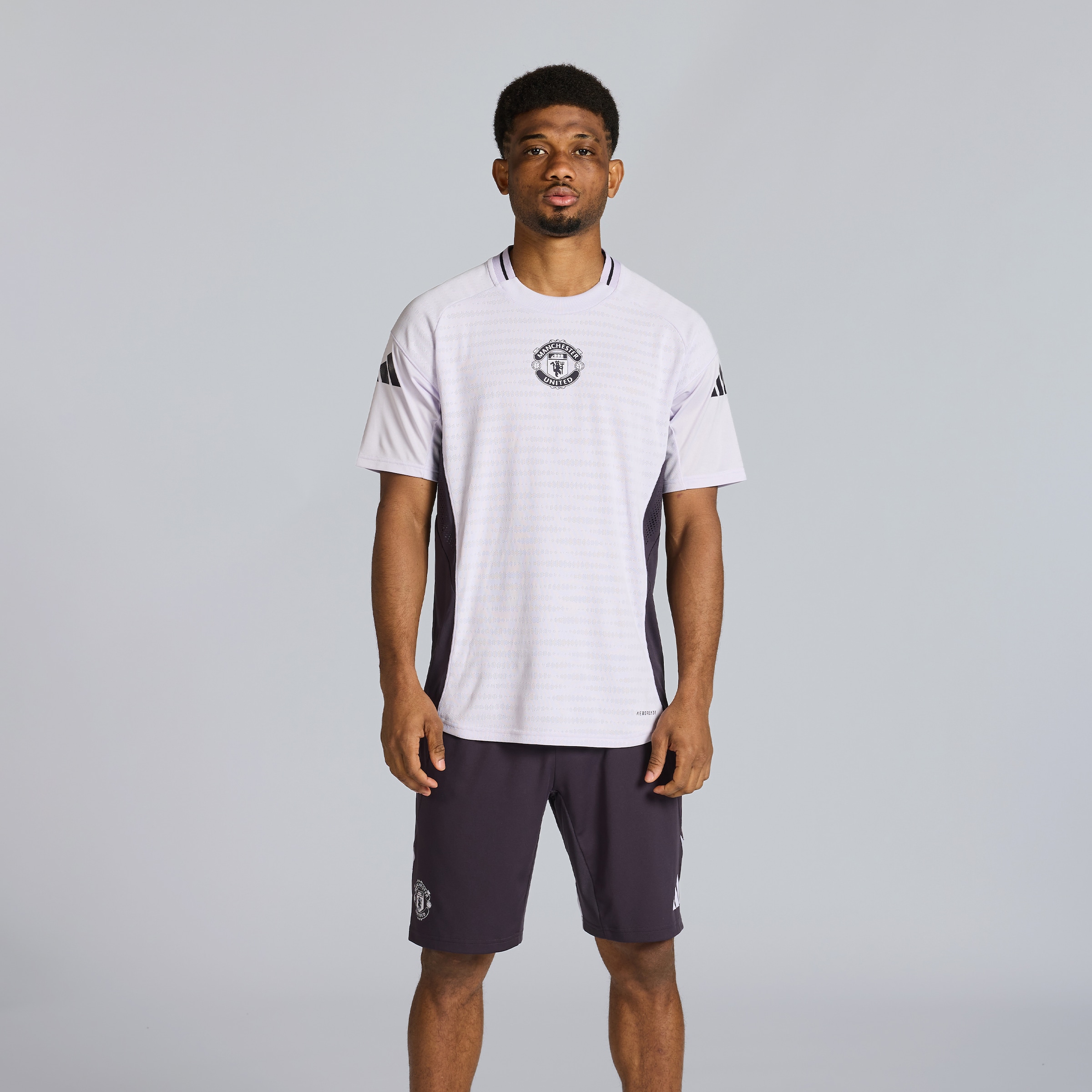 Manchester United Tiro 25 Pro Training Jersey 보라색