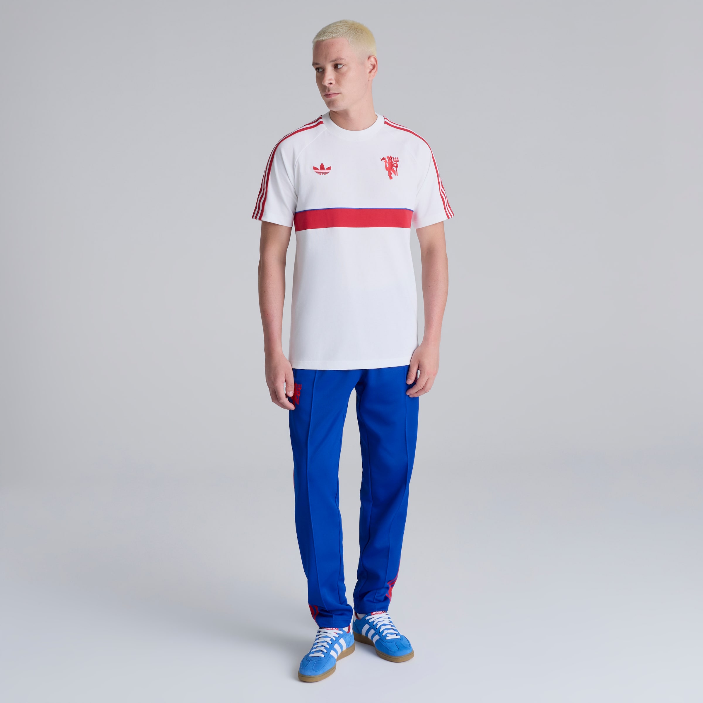 Manchester United x adidas Originals T-Shirt White 白色 细节 [3-5]