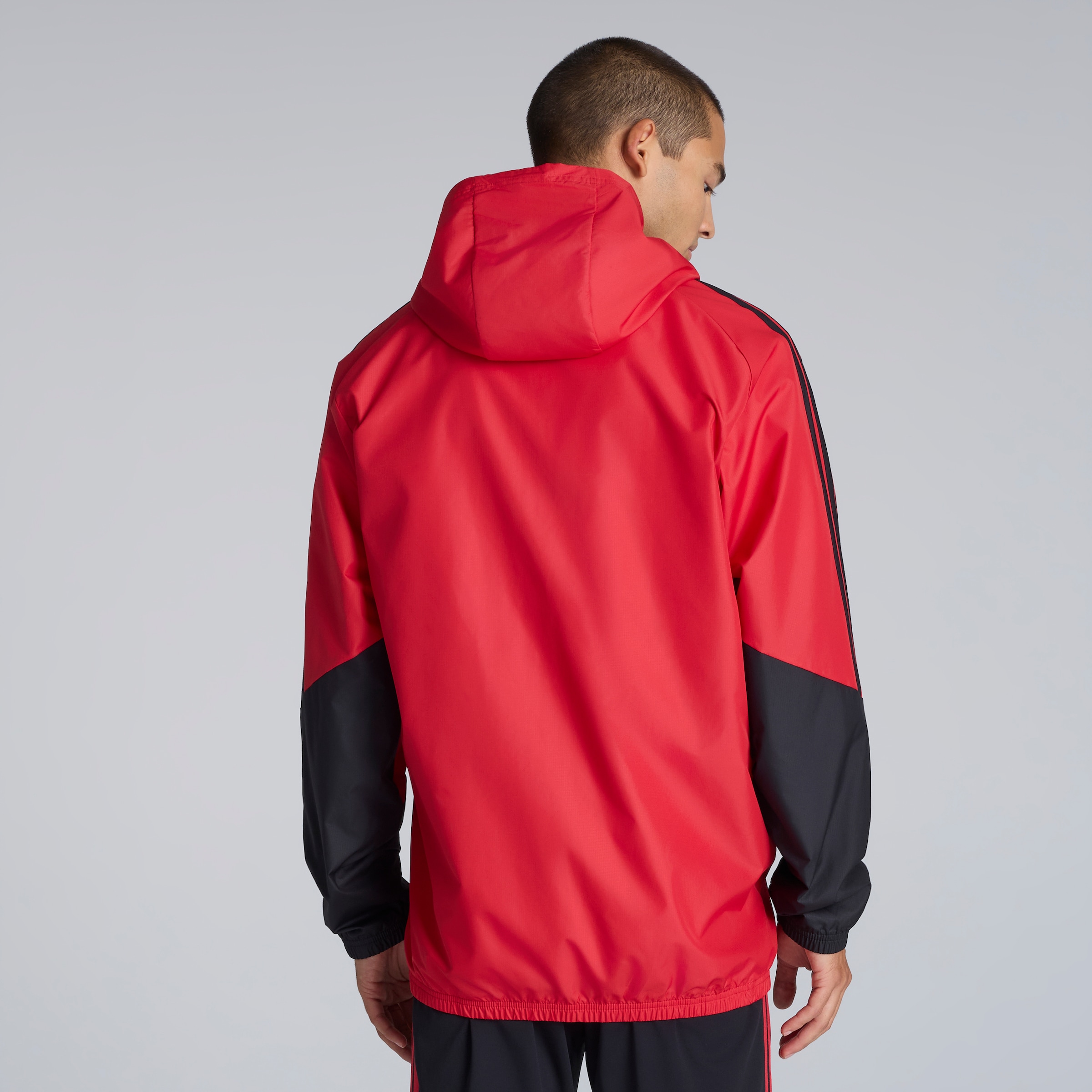 Manchester United 26/27 Training Tiro All Weather Jacket Red (Sponsored) Red Detail [2-6]