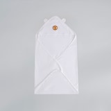 Manchester United Baby Hooded Towel with Devil Horns White